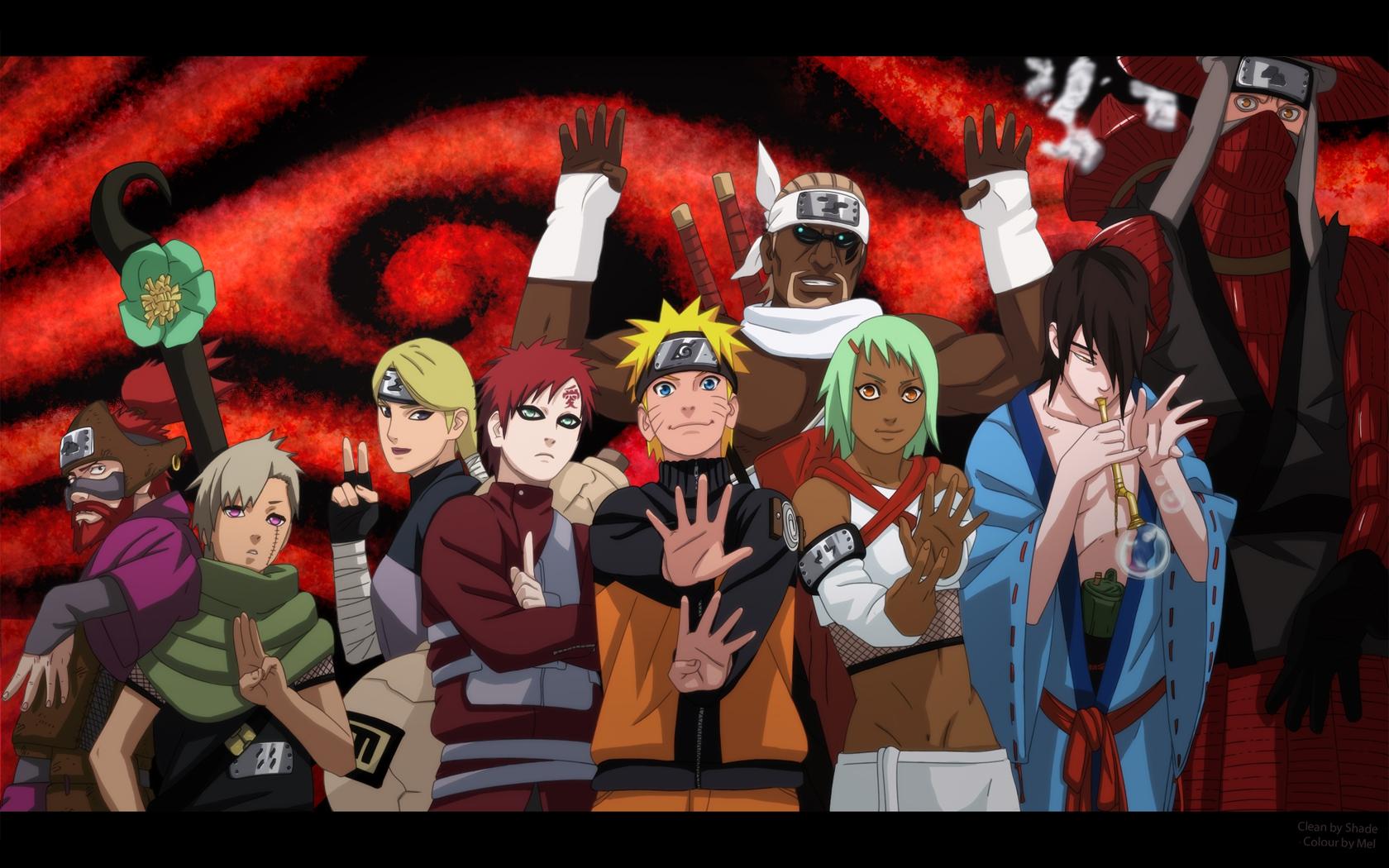1680x1050 naruto shippuden gaara naruto uzumaki 1680x1050 wallpaper