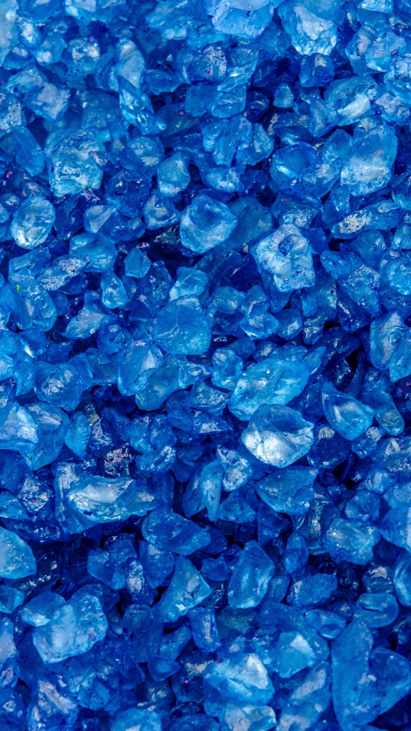 1350x2400 Blue Crystal Wallpaper