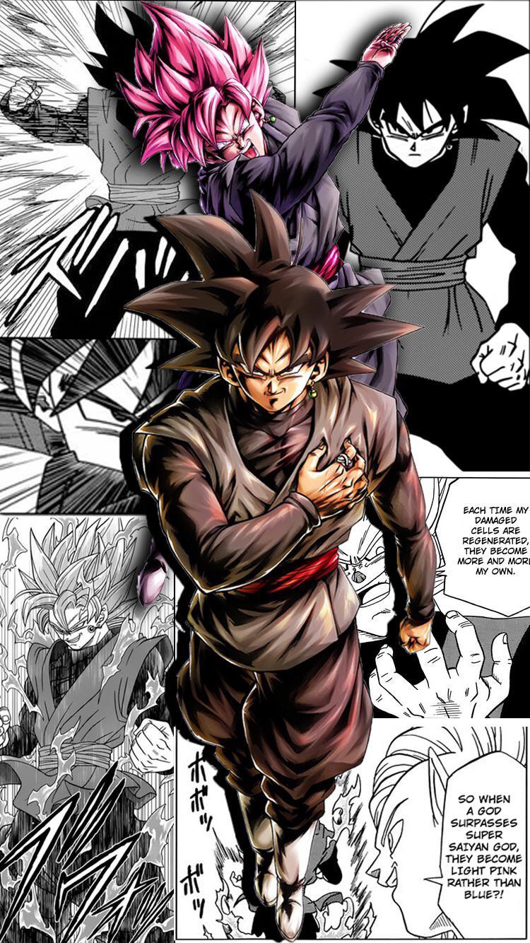750x1334 Goku Black Wallpaper!: DragonballLegends