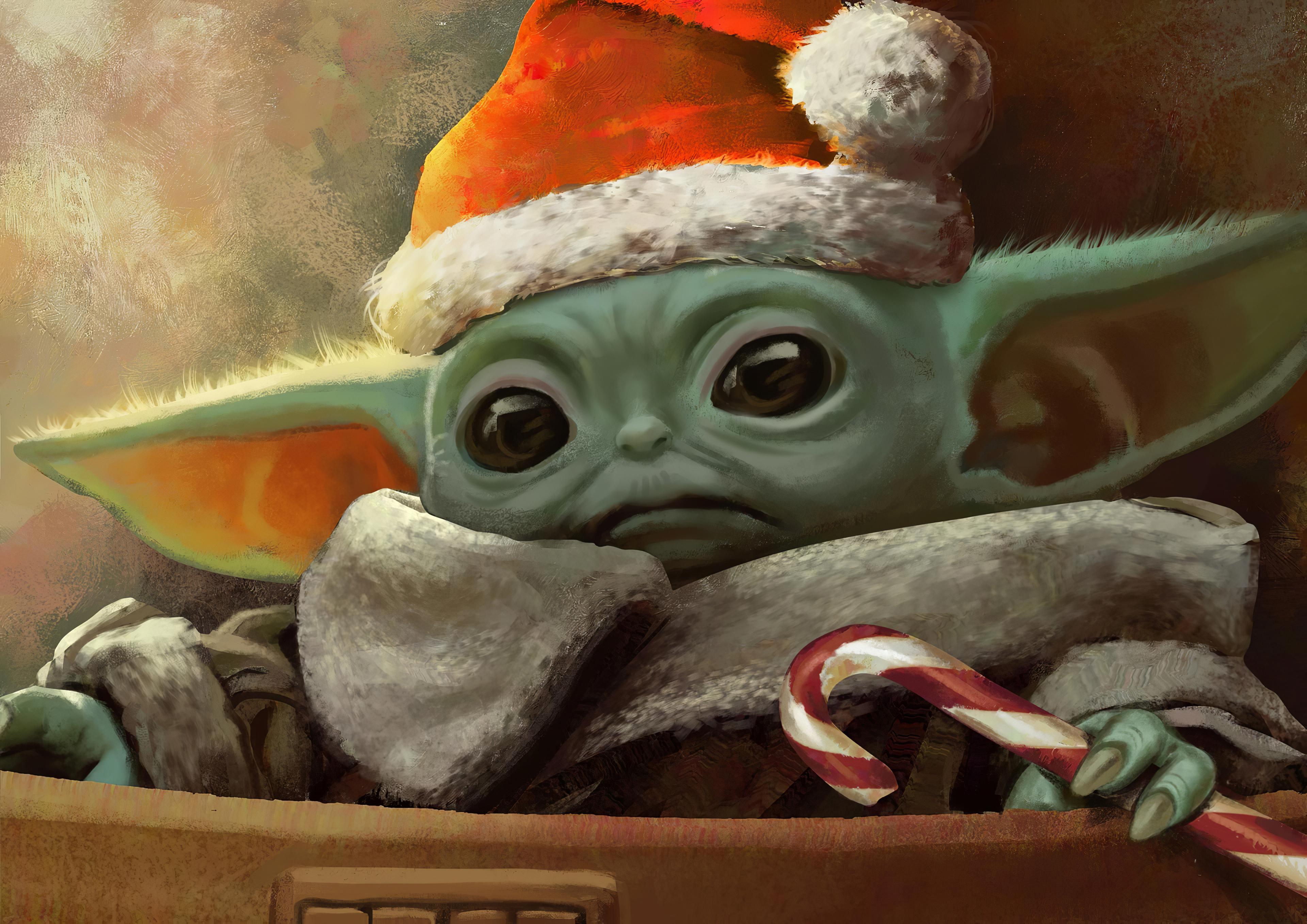 3840x2716 X Mas Baby Yoda 4k, HD Tv Shows, 4k Wallpaper, Image, Background, Photo and Picture