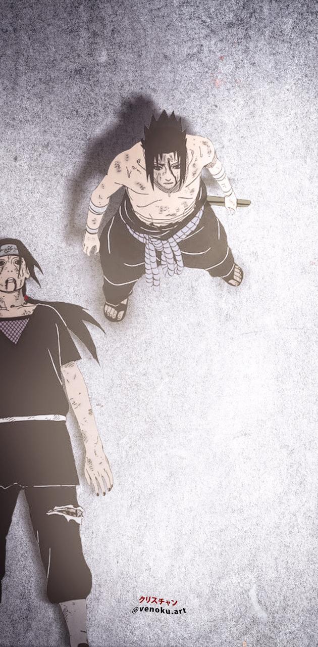 630x1280 itachi death wallpaper