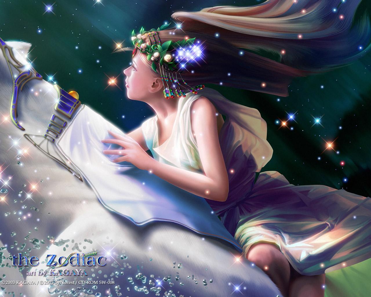 1280x1024 Kagaya Fantasy Art Wallpaper Zodiac Signs 1280x1024 NO.34 Desktop Wallpaper