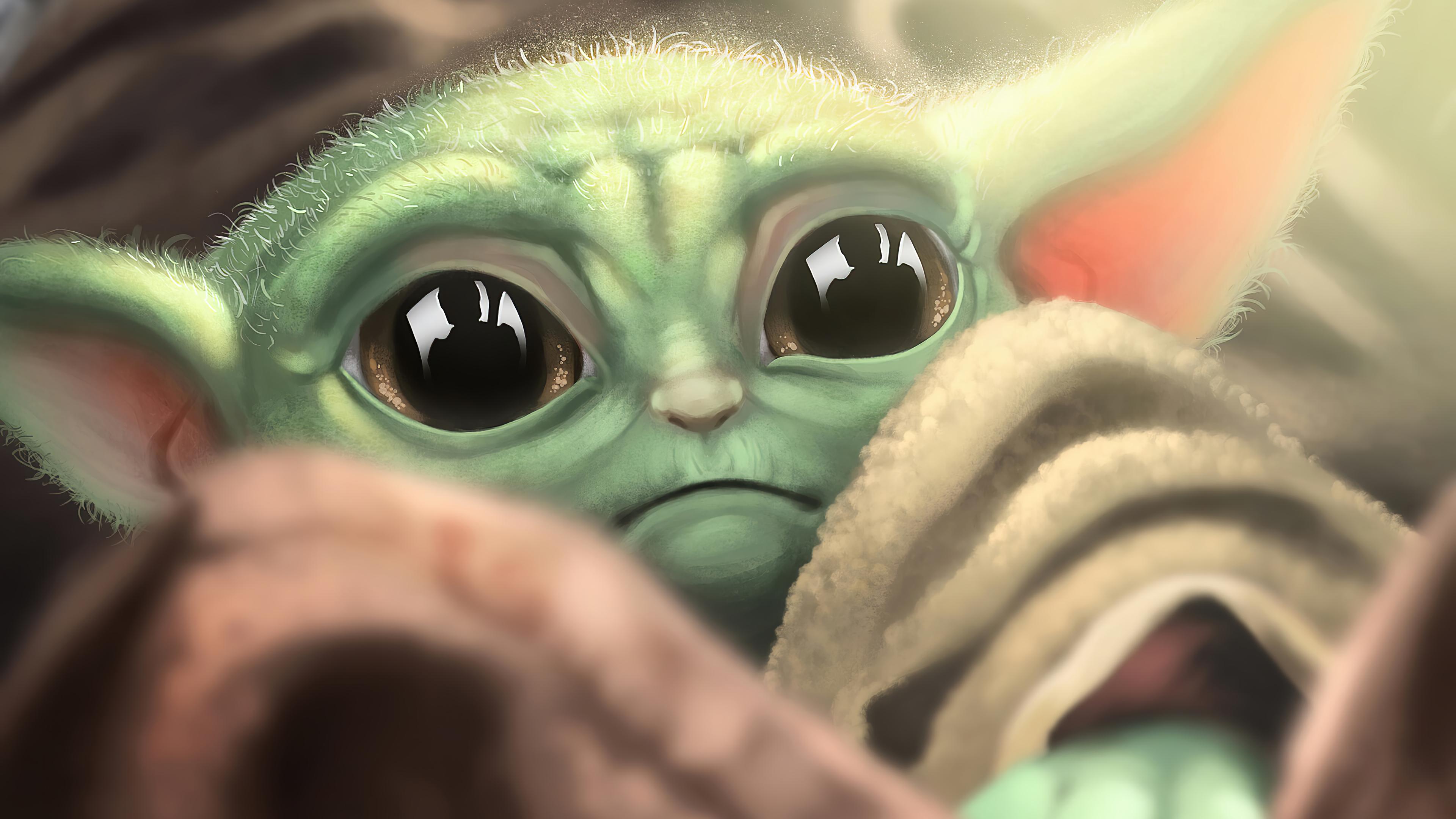 3840x2160 Baby Yoda Full HD