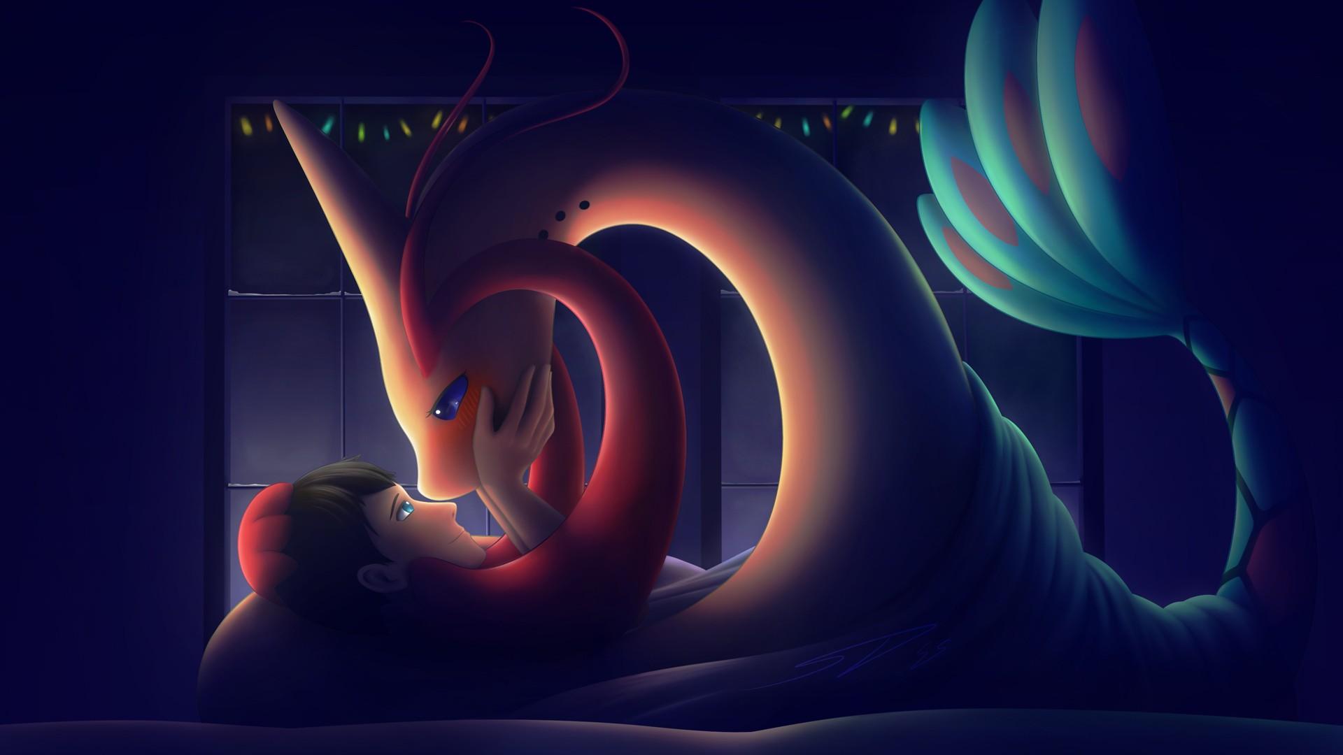 1920x1080 Warm Winter Night Wallpaper