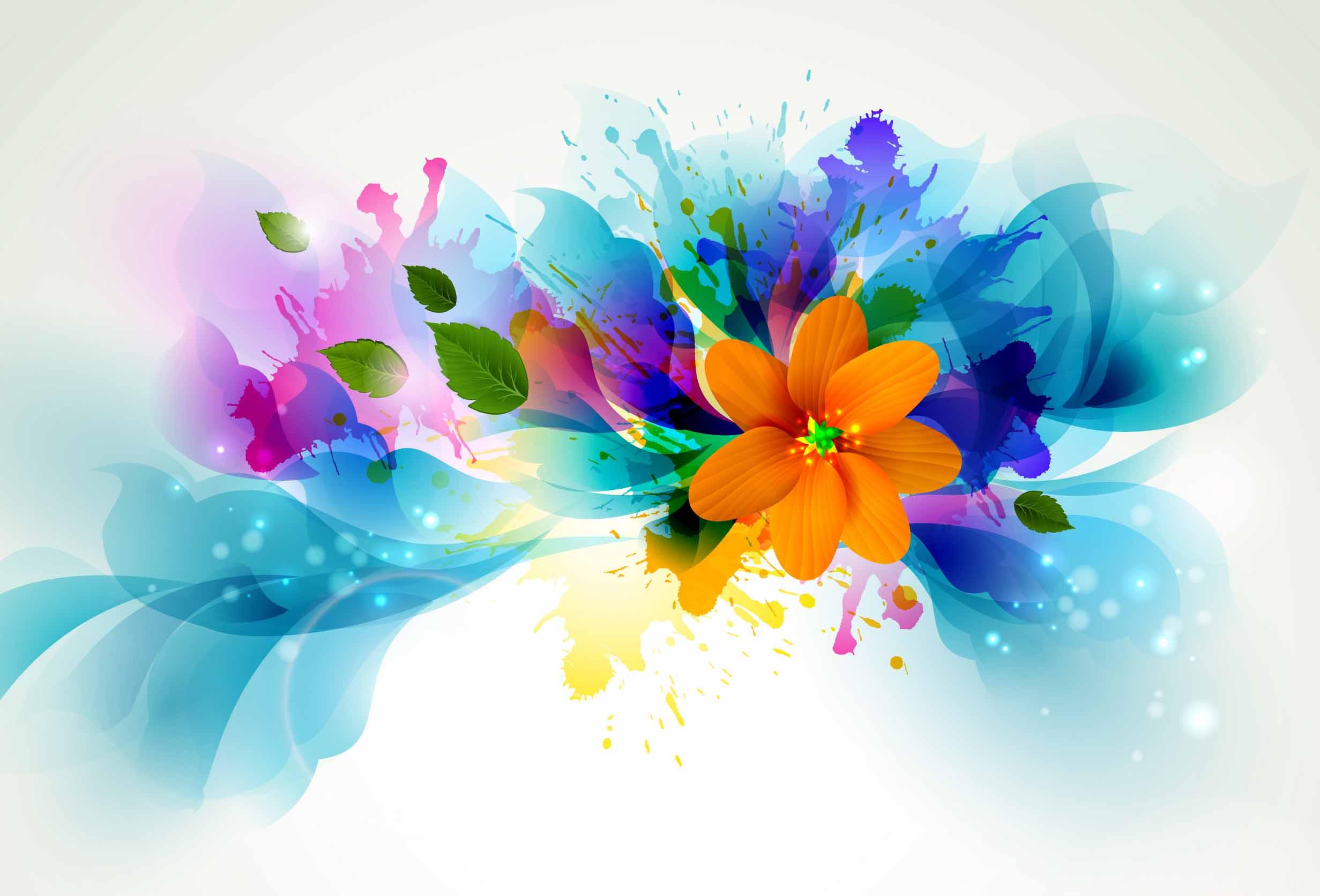 2463x1672 Bright Flowers Wallpaper, Pink Flowers Wallpaper Hd