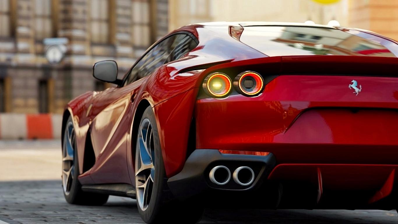 1366x768 Wallpaper Ferrari 812 Superfast, Ferrari Ferrari, 812 Superfast HD Wallpaper