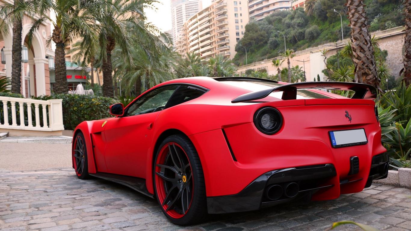1366x768 Download Wallpaper 1366x768 Ferrari Berlinetta N Largo Novitec Rosso Supercar F12 Wallpaper, Background Tablet, Laptop