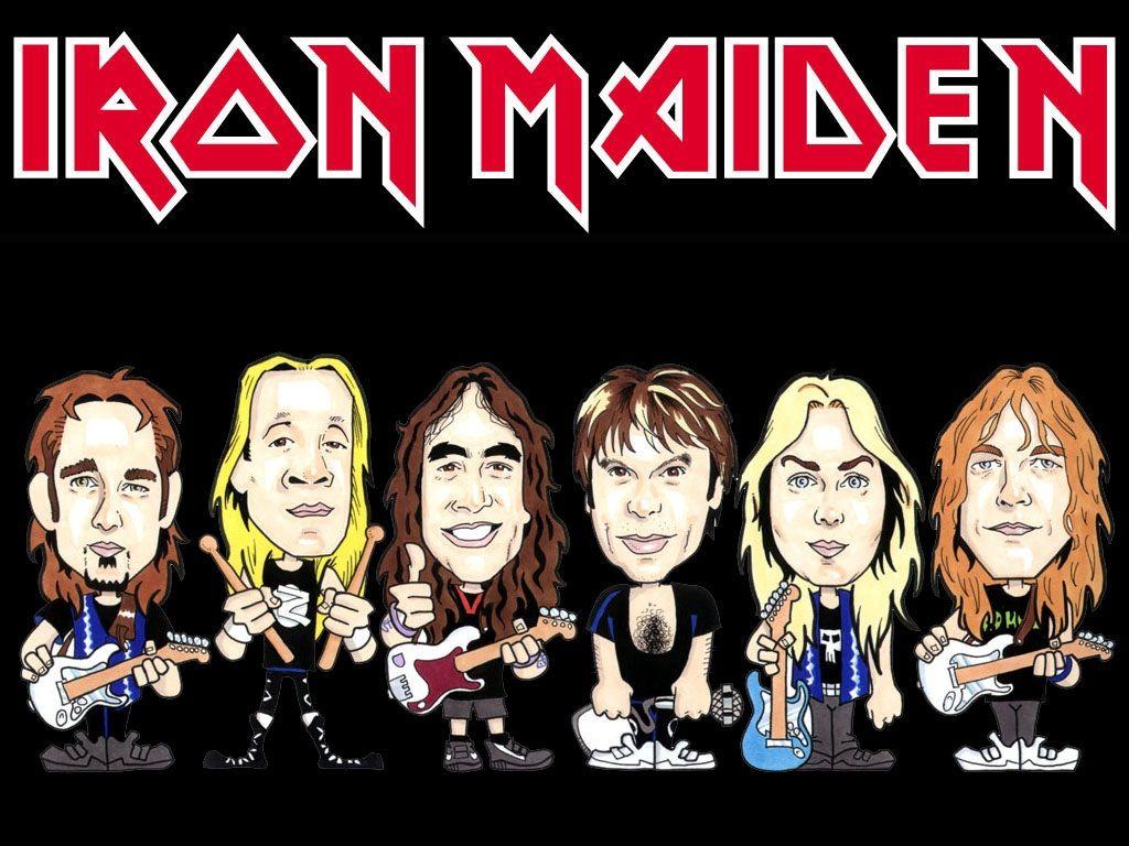 1024x768 Iron Maiden Logo Wallpaper