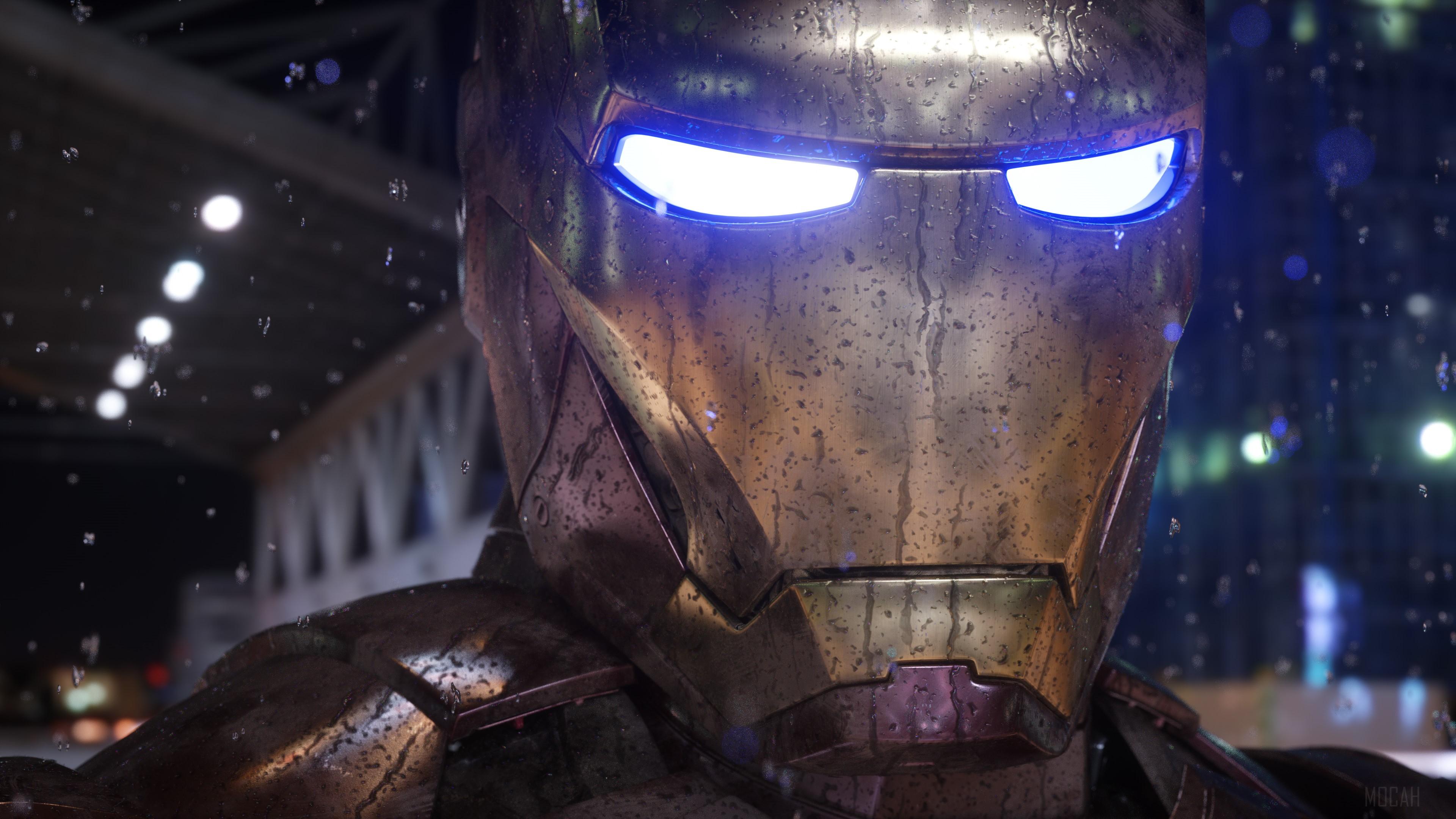 3840x2160 Iron Man Mask Closeup 4k wallpaper. Mocah HD Wallpaper
