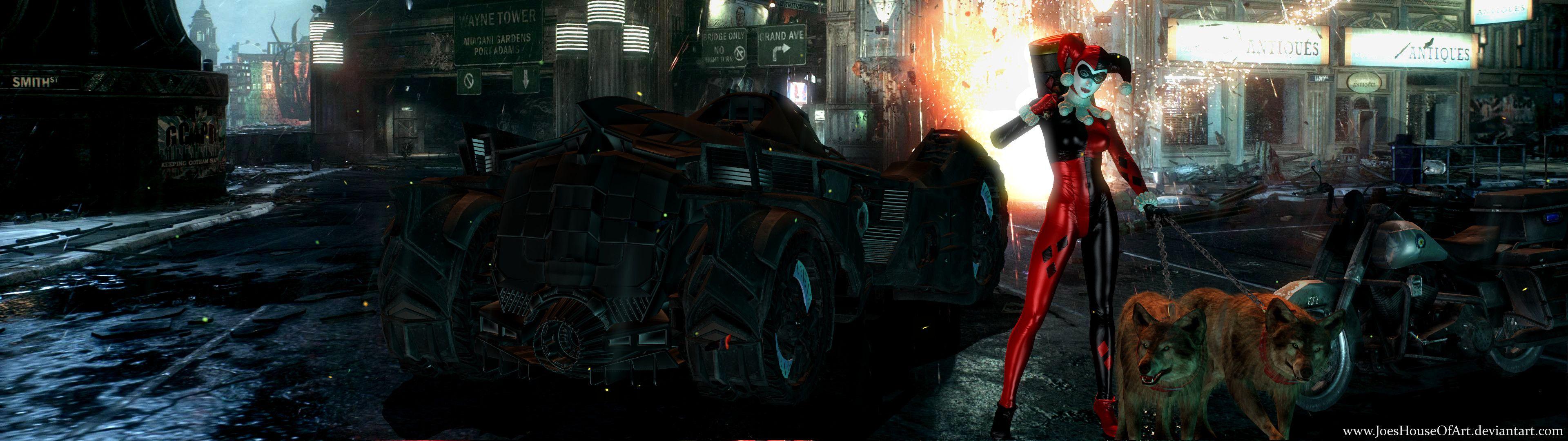 3840x1080 Batman Villains Wallpaper