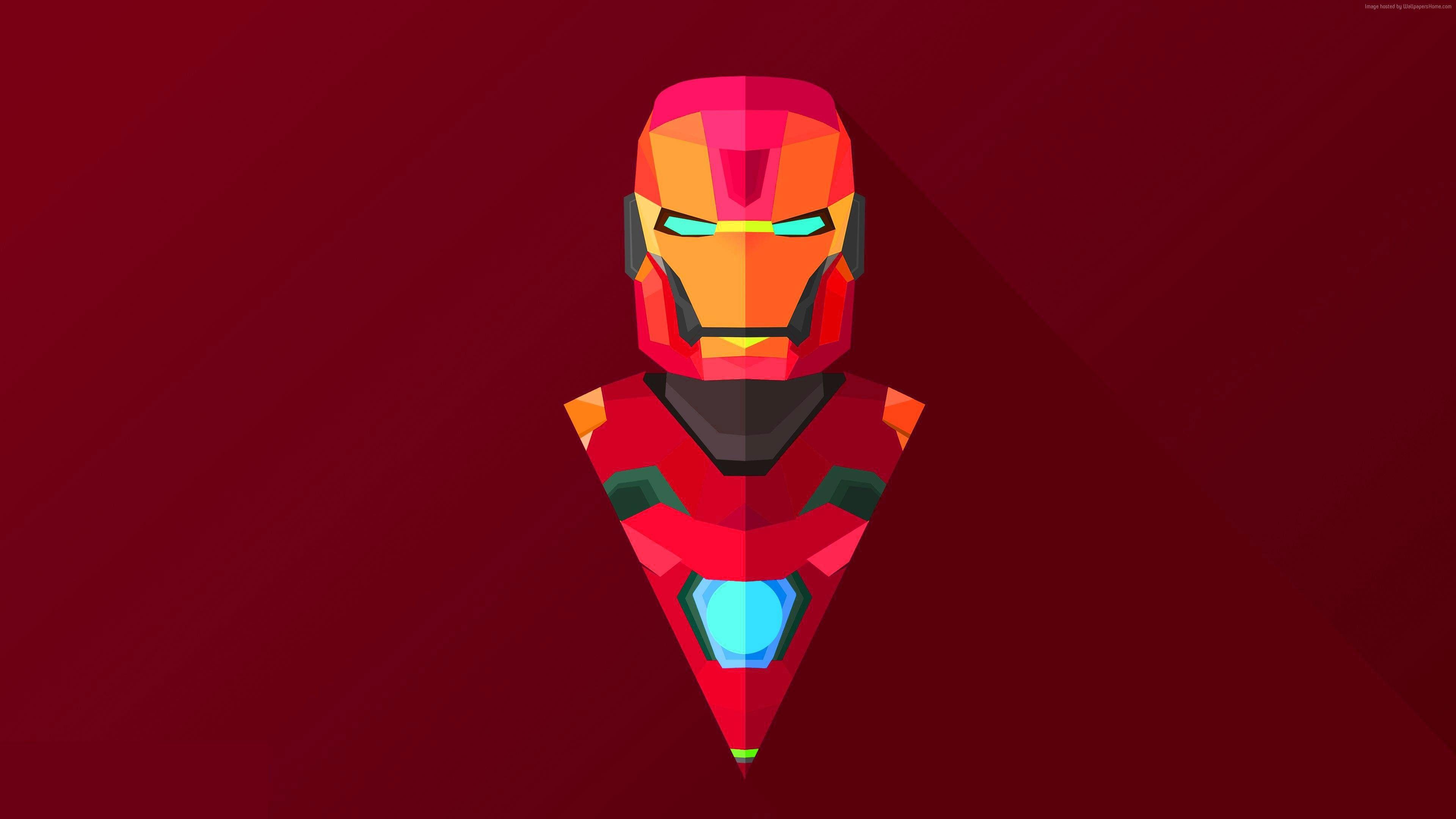 3840x2160 Iron Man Mask Wallpaper