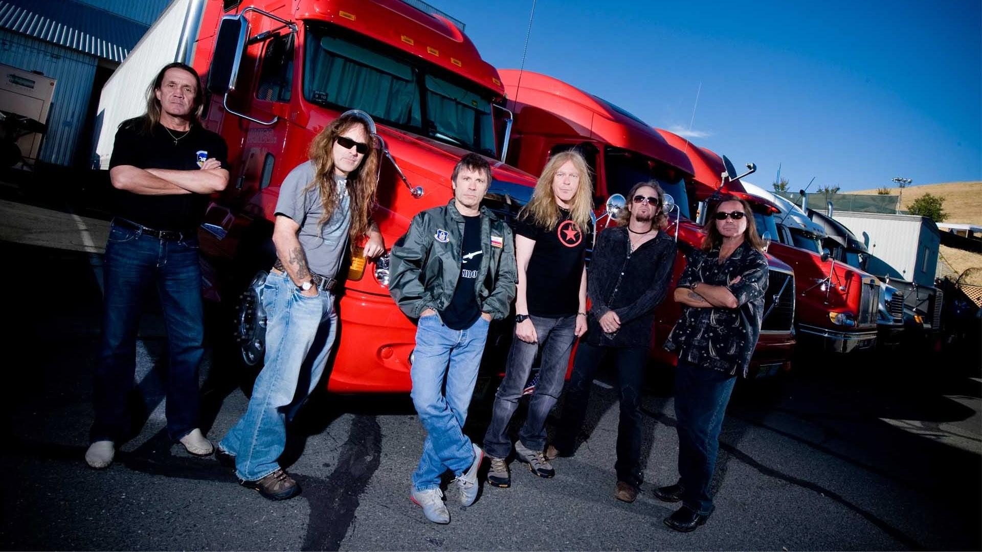 1920x1080 1920x1080 Iron maiden, Band, Trucks, Sky, Look wallpaper JPG