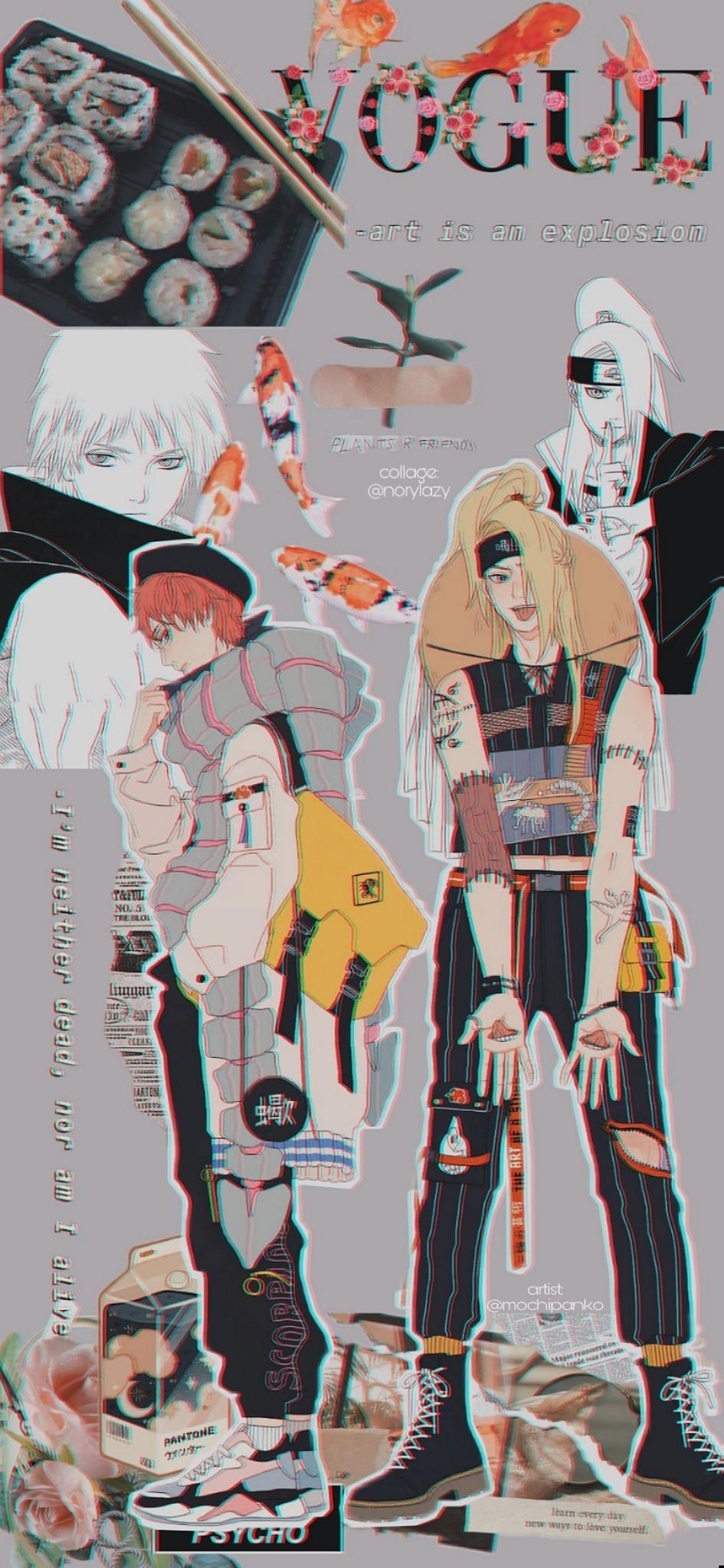 945x2048 deidara wallpaper