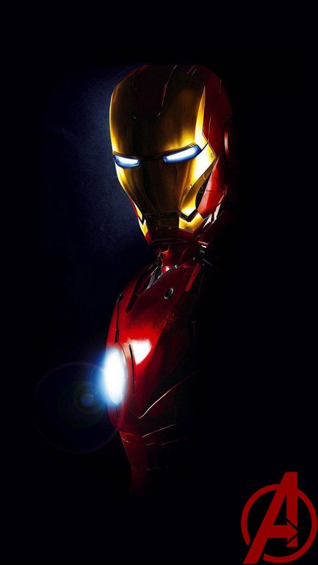 1080x1920 Iron Man Logo Wallpaper, HD Iron Man Logo Background
