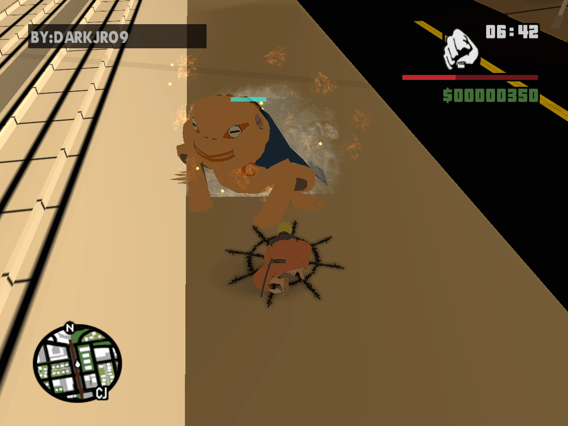 1152x864 Gta Sa Anime Mods: (Uzumaki Naruto) : Summoning Gamatatsu