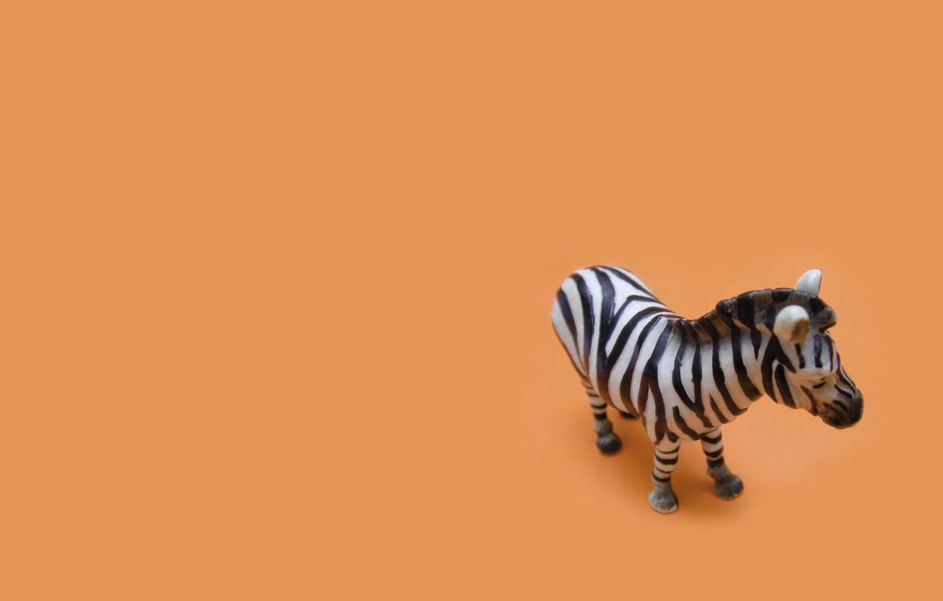 1332x850 Wallpaper Minimalism, White, Toy, Orange, Black, Orange, Zebra, Black, White, Minimalism, The Wallpaper, Zebra, Toy, Desktop Wallpaper image for desktop, section минимализм