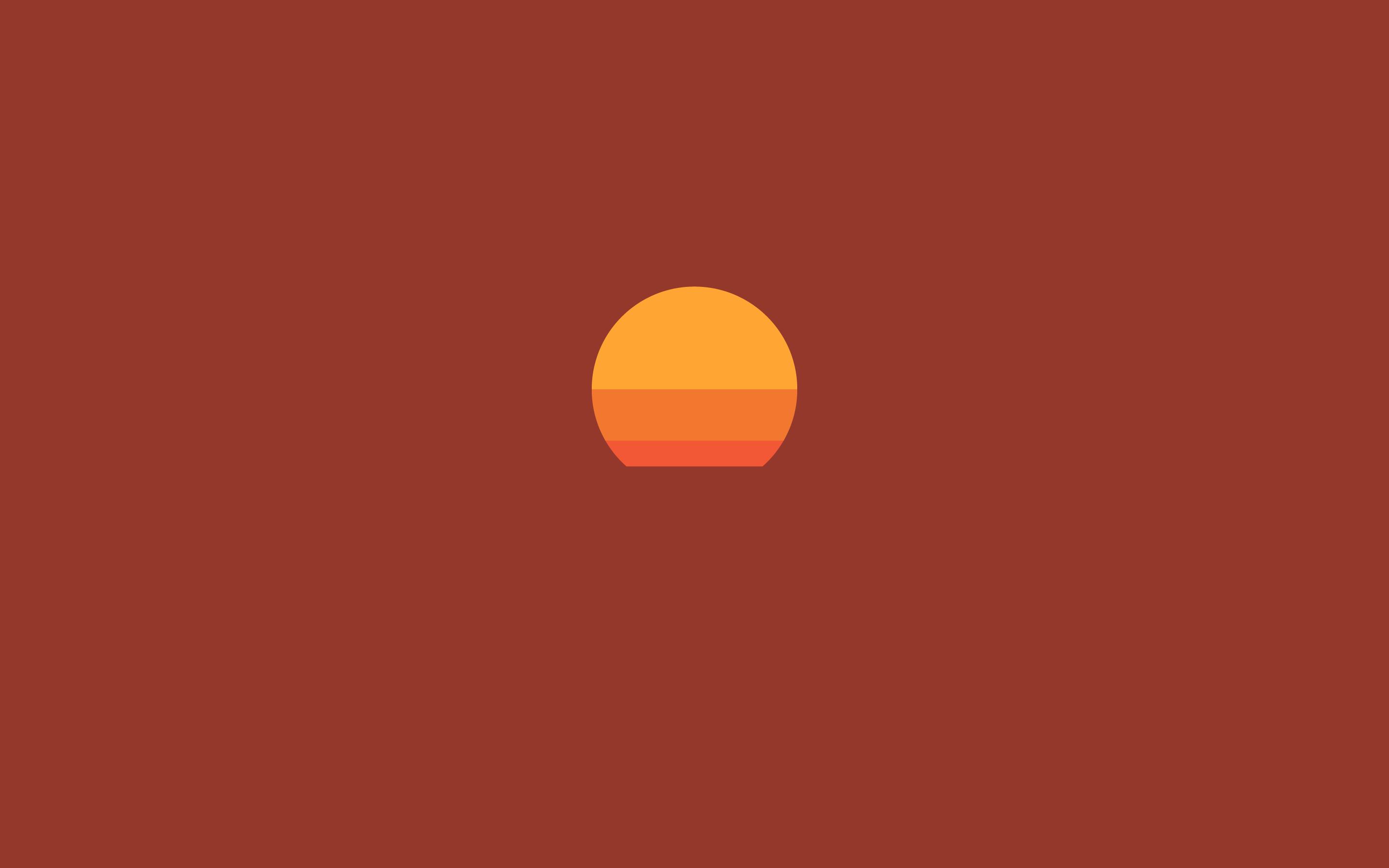 2880x1800 Sunset Minimalist Desktop Laptop HD Wallpaper, HD Minimalist 4K Wallpaper, Image, Photo and Background
