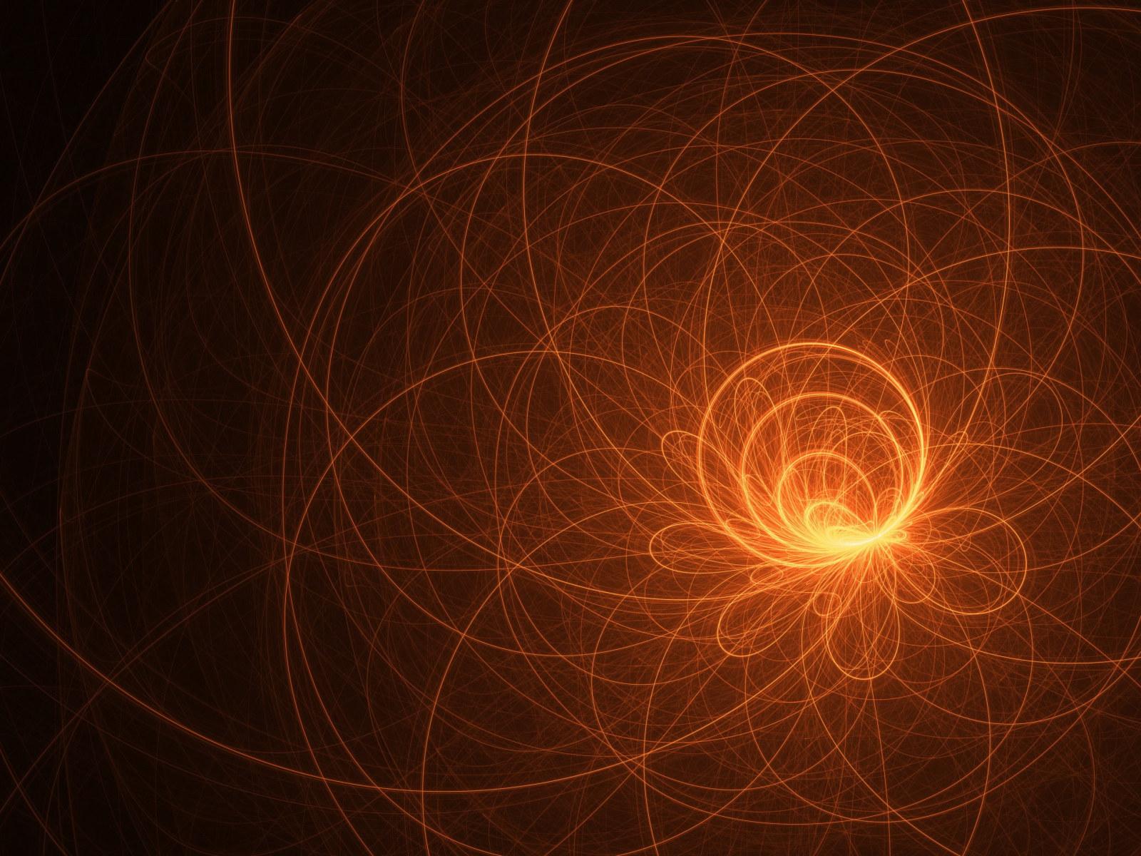 1600x1200 Orange and black abstract wallpaper, digital art, CGI, minimalism • Wallpaper For You HD Wallpaper For Desktop & Mobile