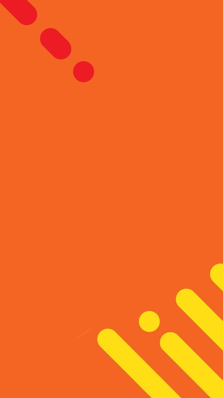 750x1334 Orange Minimalism iPhone iPhone 6S, iPhone 7 HD 4k Wallpaper, Image, Background, Photo and Picture