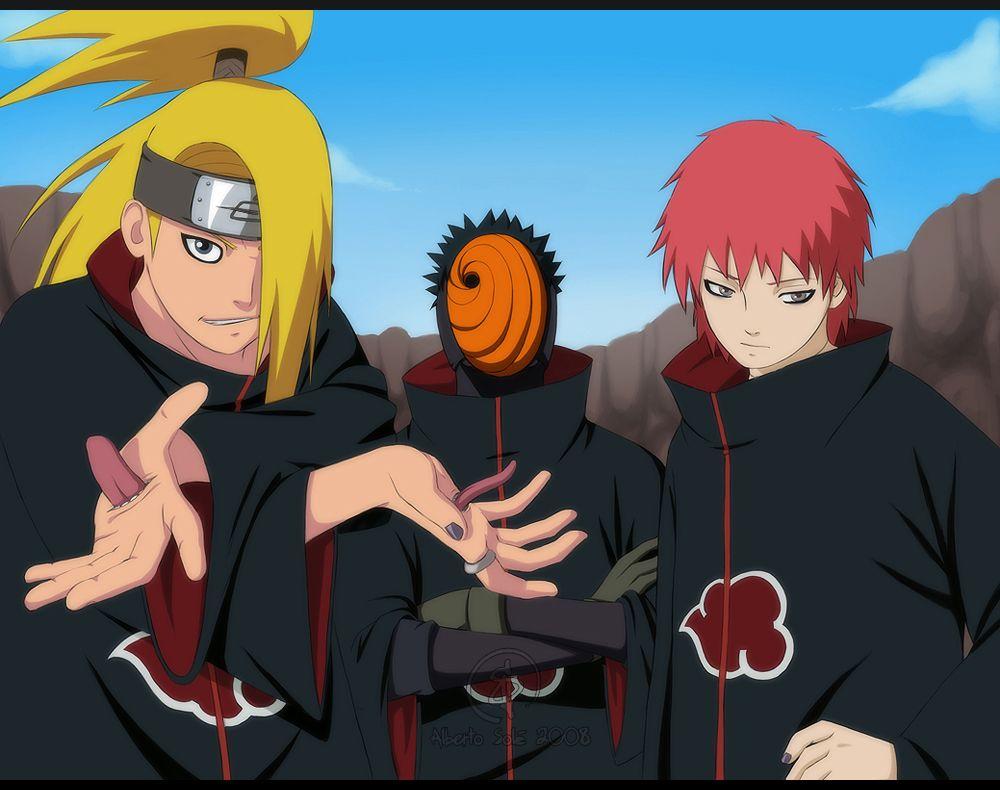 1000x790 Sasori Et Deidara Akatsuki