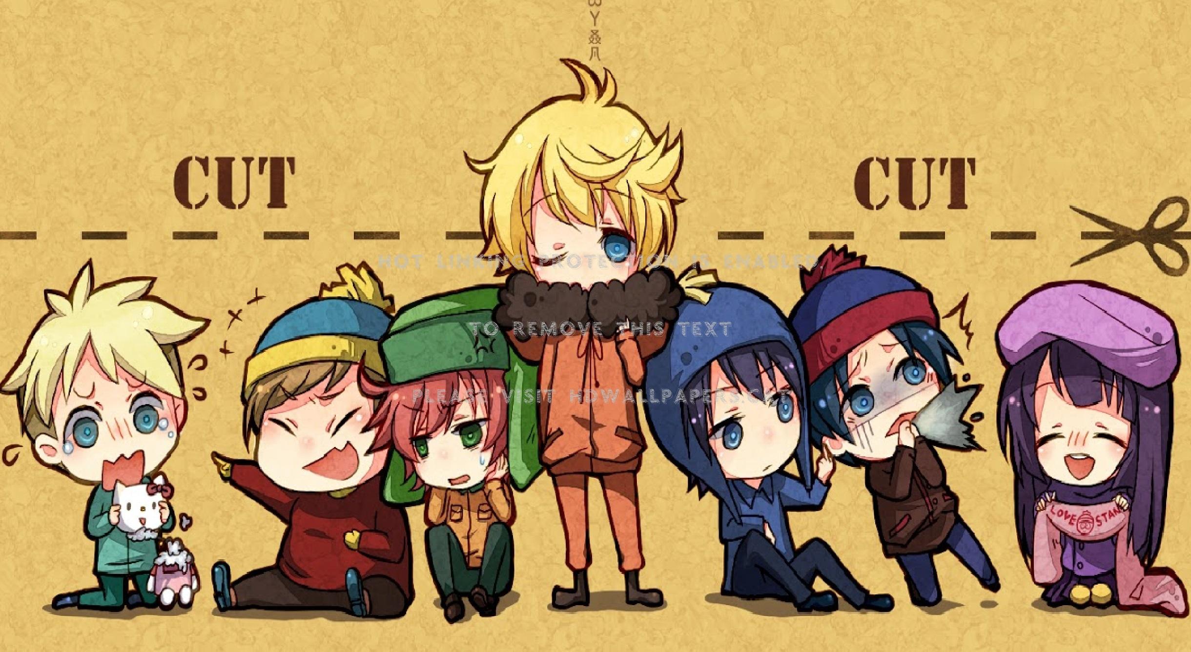 2440x1336 south park fhdf anime ah my goddess