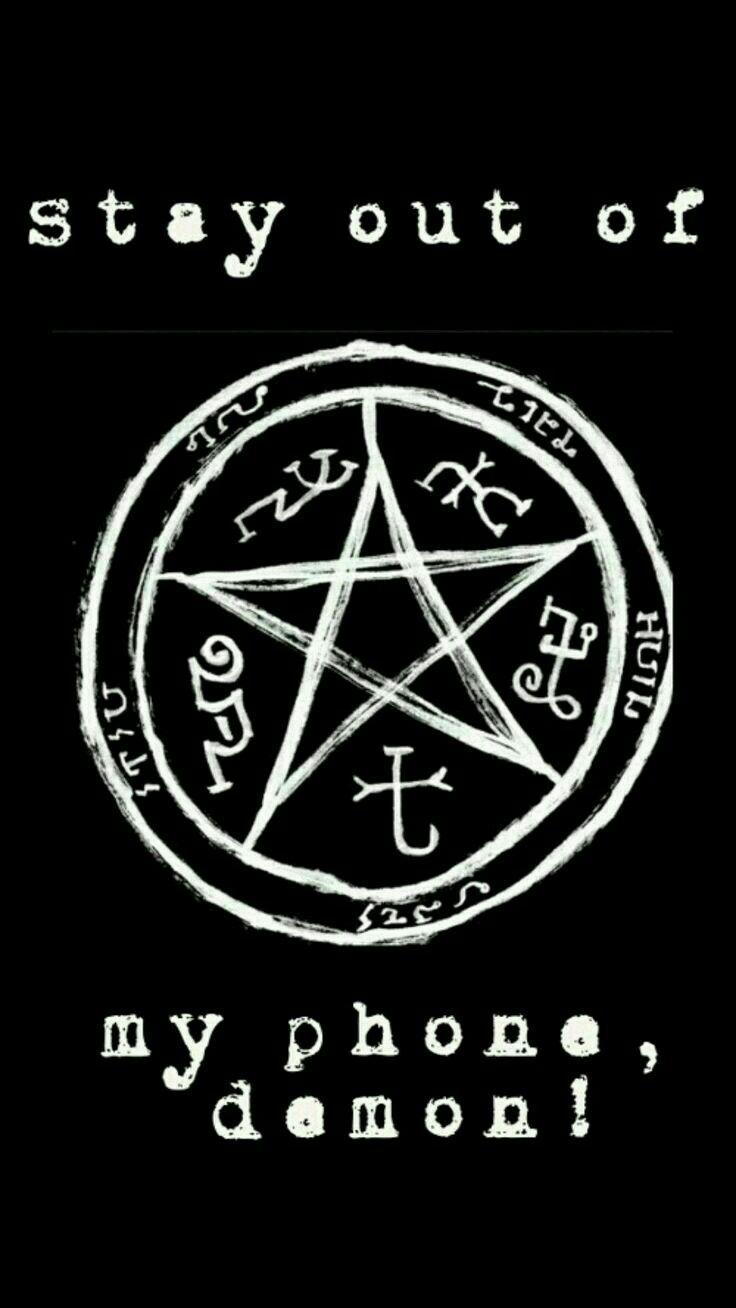736x1308 Wallpaper. Supernatural funny, Supernatural wallpaper, Supernatural tattoo