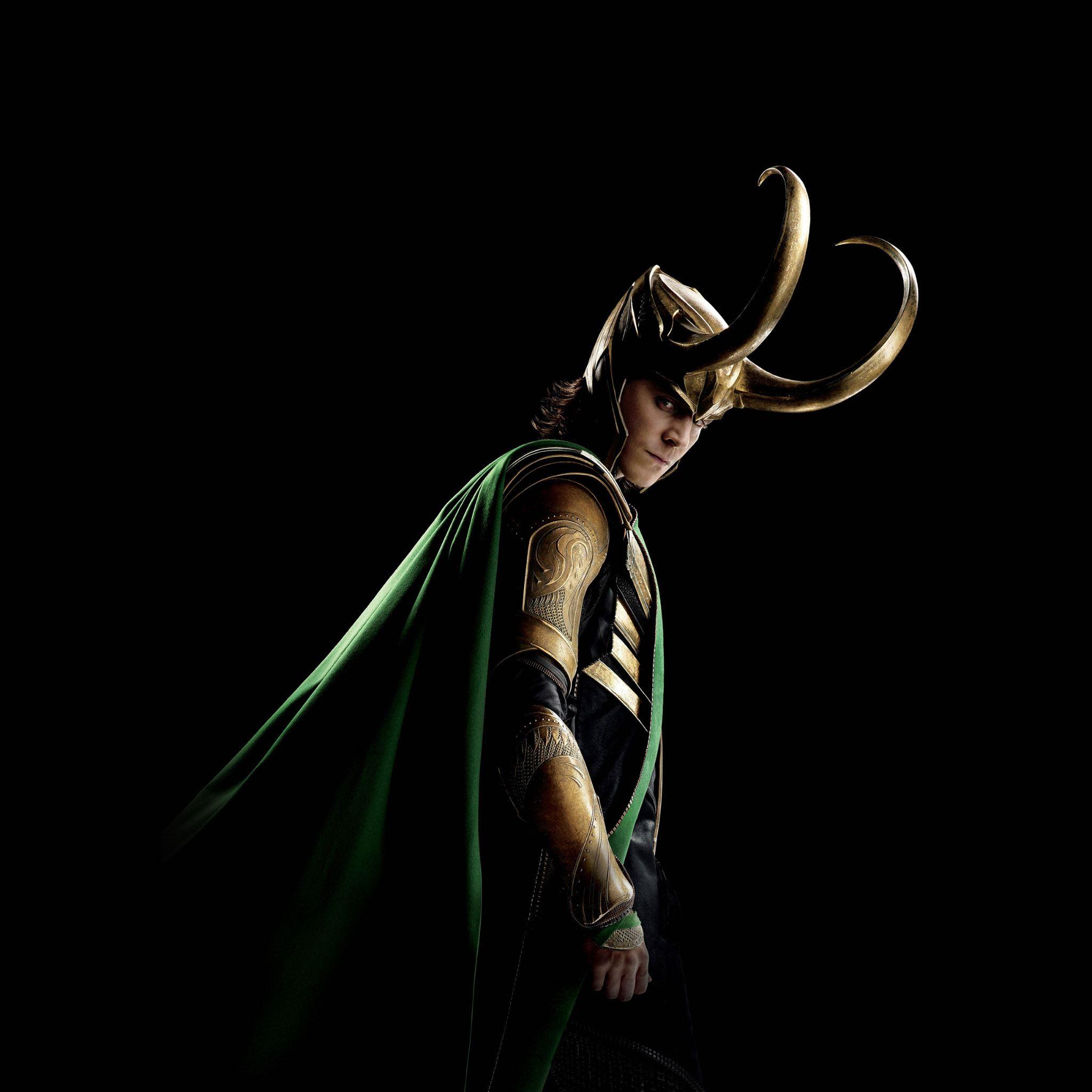 2048x2048 Loki Avengers Movie Role iPad Air Wallpaper Free Download