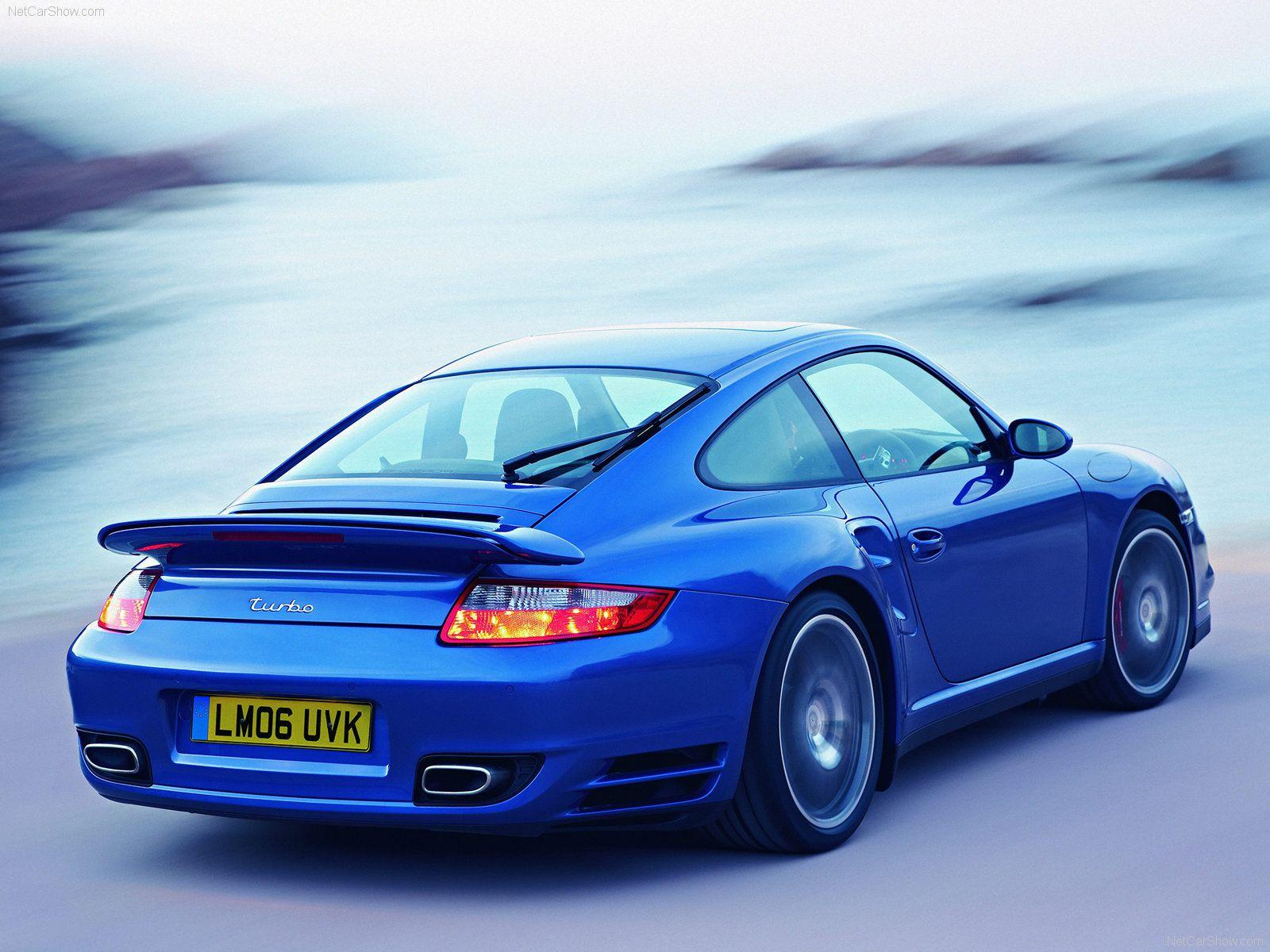 1600x1200 Blue Porsche 911 Turbo wallpaper