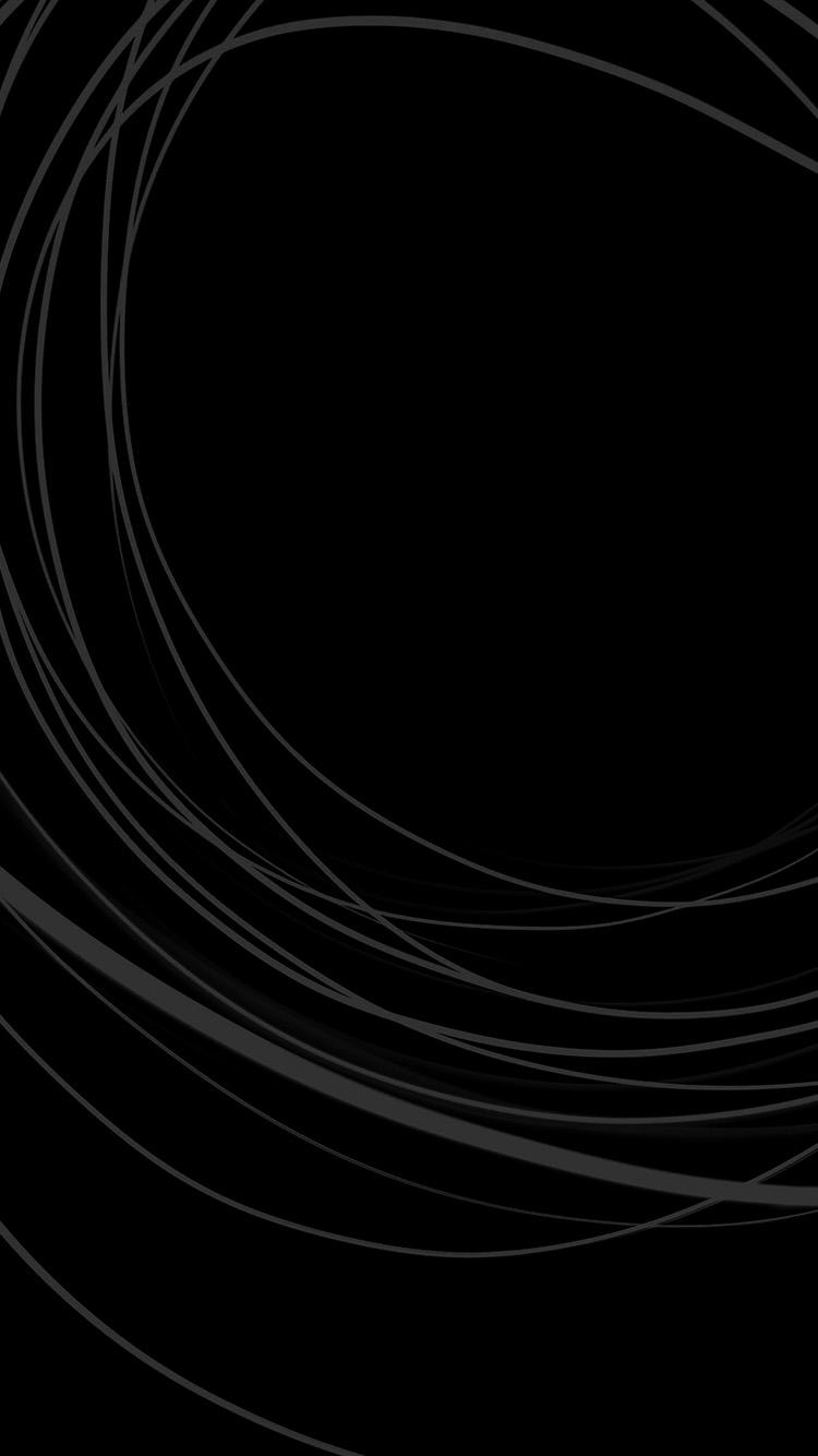 750x1334 Circle Light Dark Bw Abstract Pattern
