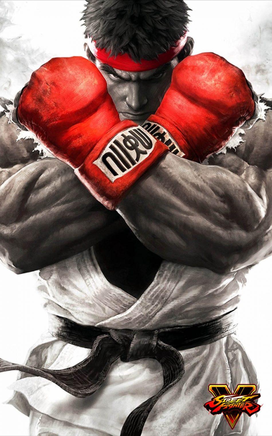 950x1520 Ryu Street Fighter 5 Hero 4K Ultra HD Mobile Wallpaper