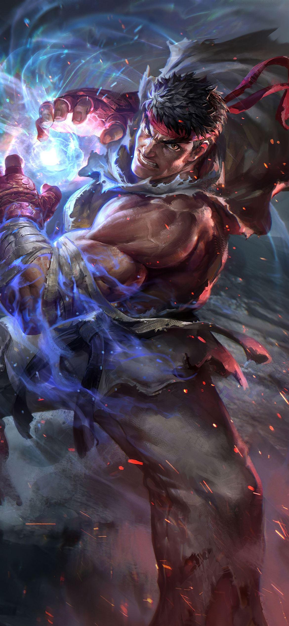 1170x2532 ryu street fighter v 2020 4k iPhone 12 Wallpaper Free Download
