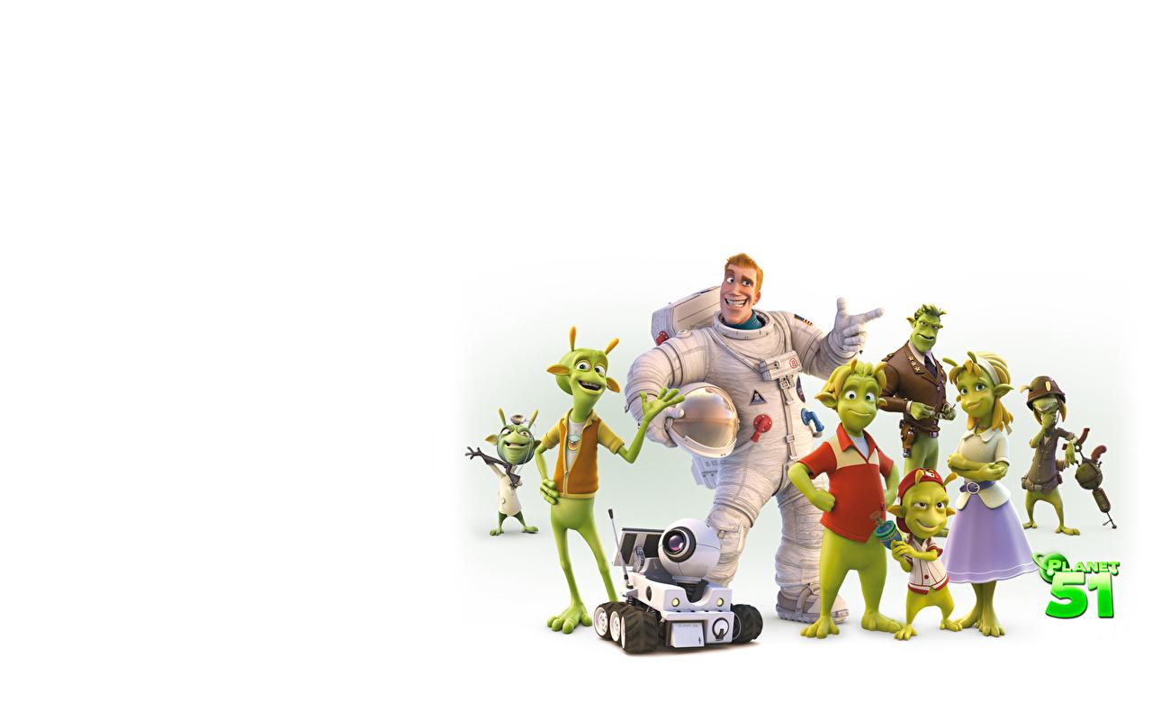 1280x800 Desktop Wallpaper Planet 51 Cartoons