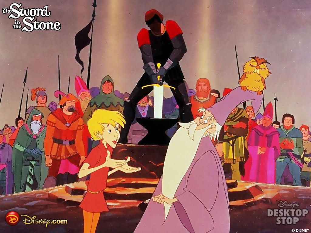 1024x768 The Sword in the Stone Arthur Wallpaper