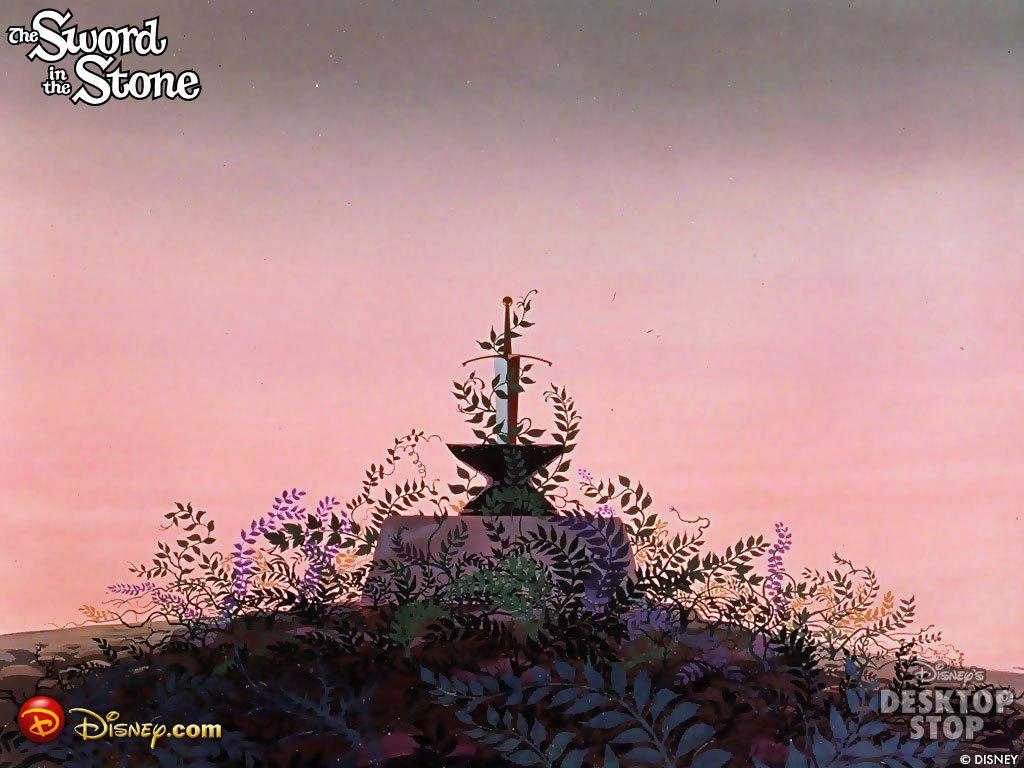 1024x768 The Sword in the Stone Arthur Wallpaper