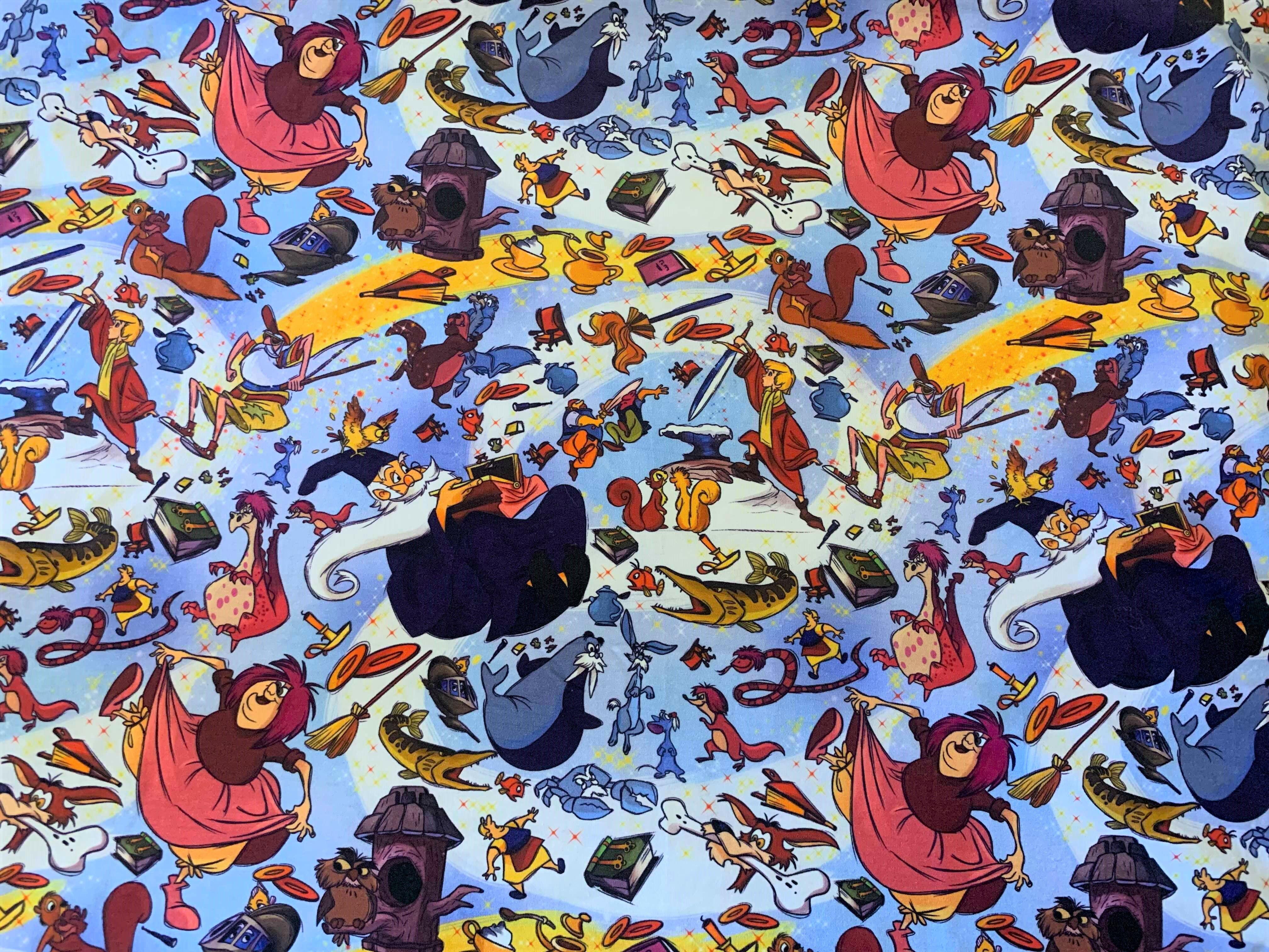 4032x3024 Sword in the Stone Disney Wallpaper Disney Fabric Disney Graphic PC iphone samsung Wallpaper. Disney fabric, Disney wallpaper, Samsung wallpaper