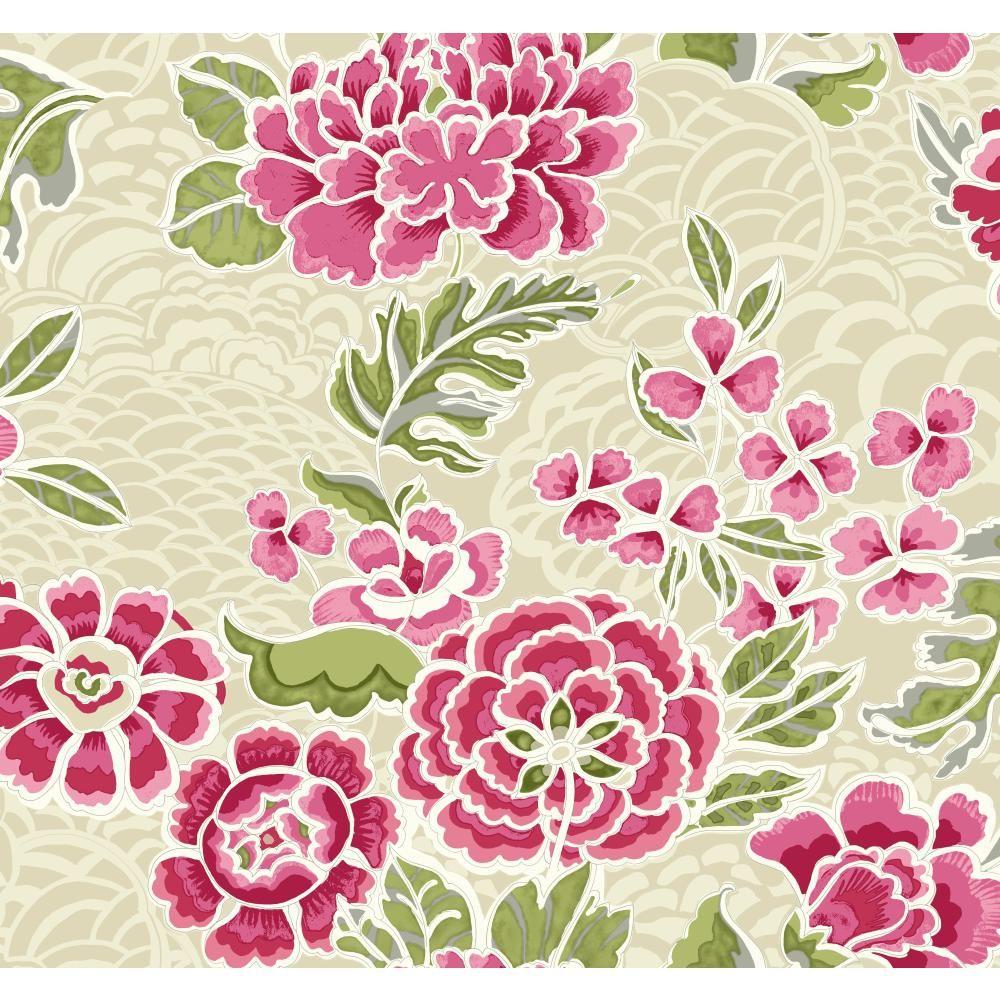 1000x1000 Global Chic Zen Garden Wallpaper