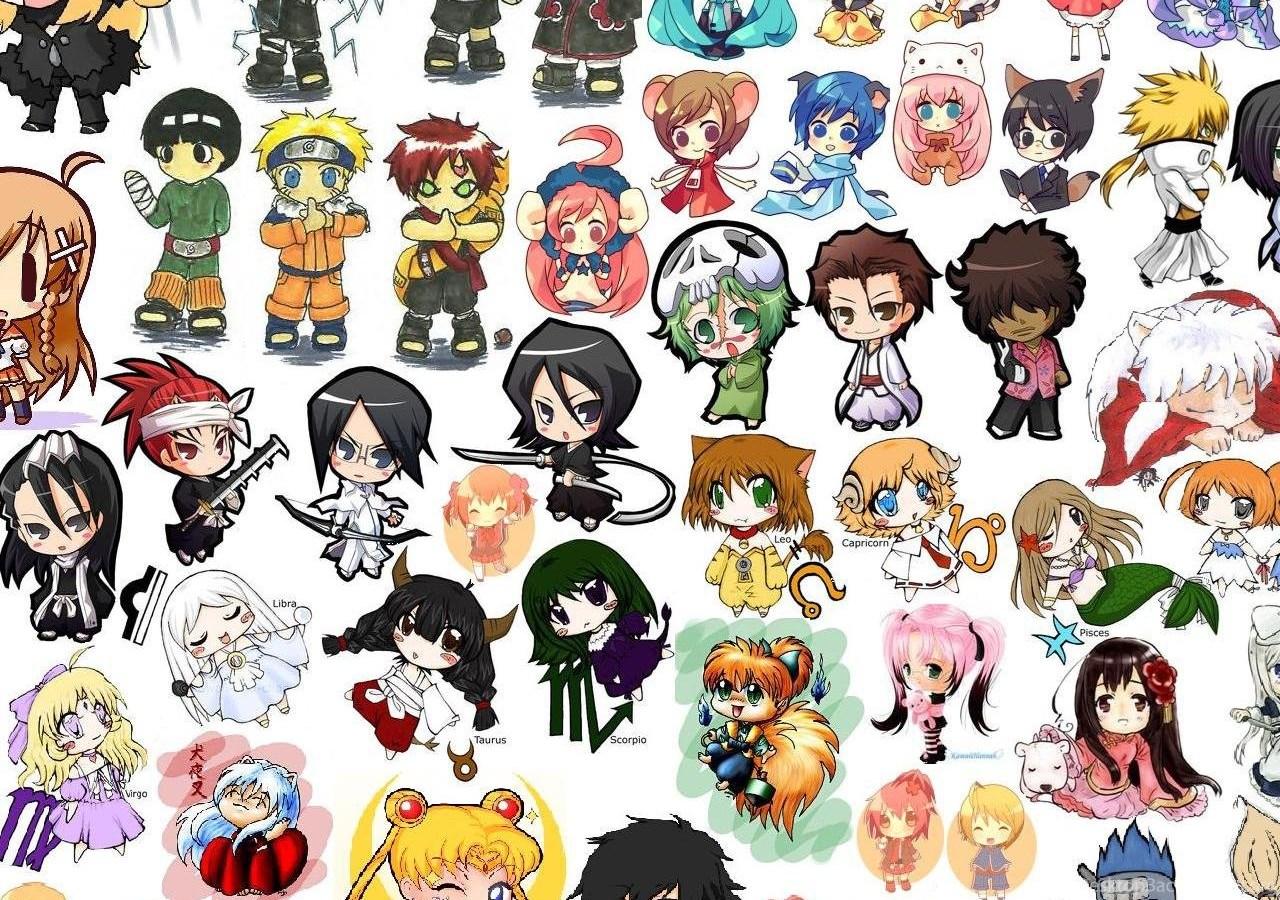 1280x900 Anime Chibi Background HD Wallpaper Desktop Background