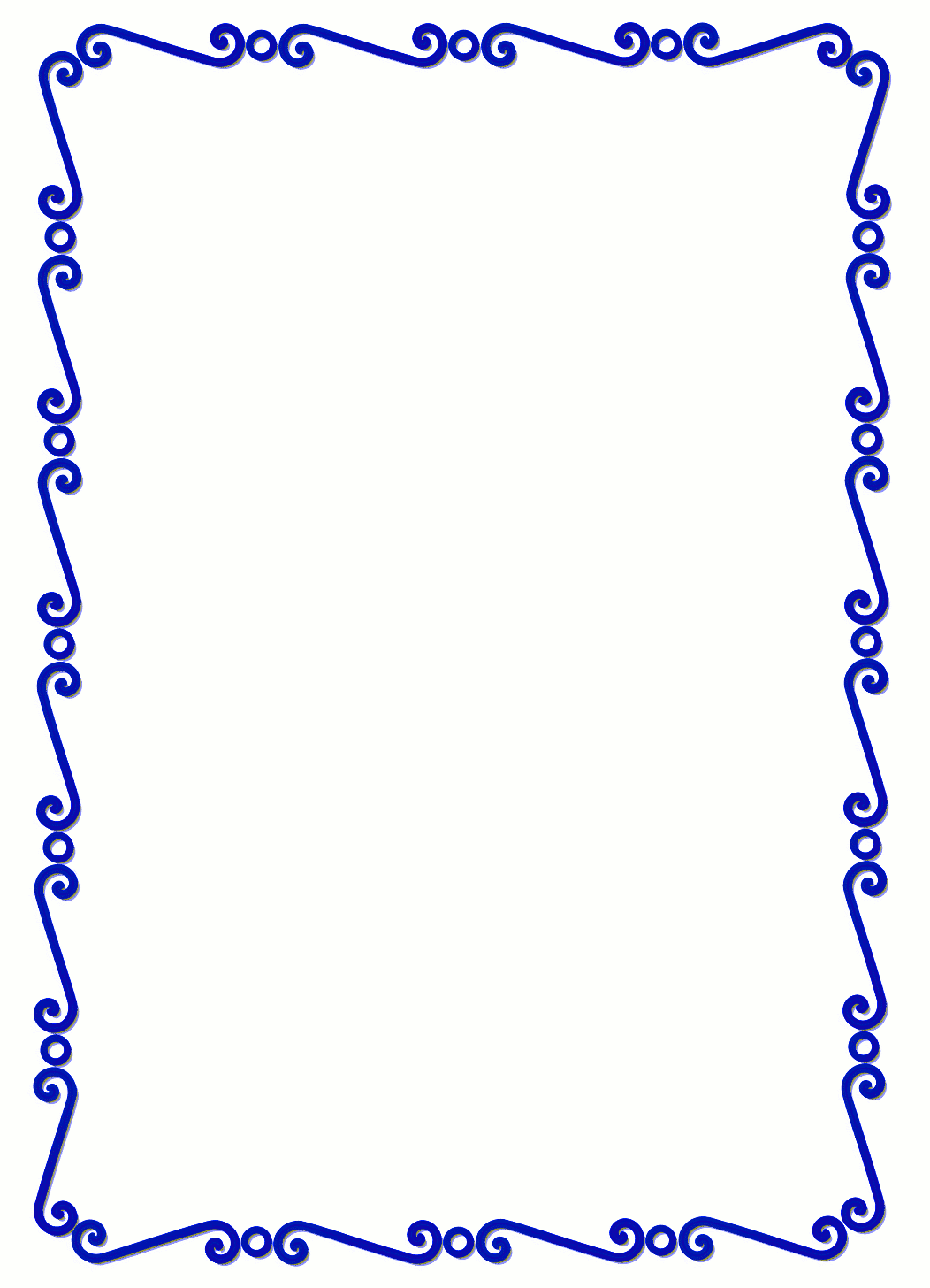 1052x1456 Clip Art Border For Microsoft Word Clipart