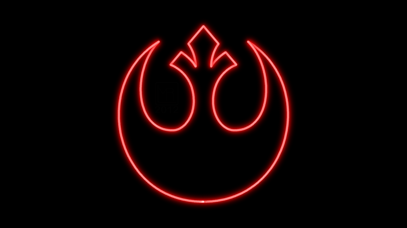 1366x768 Rebel Alliance Wallpaper