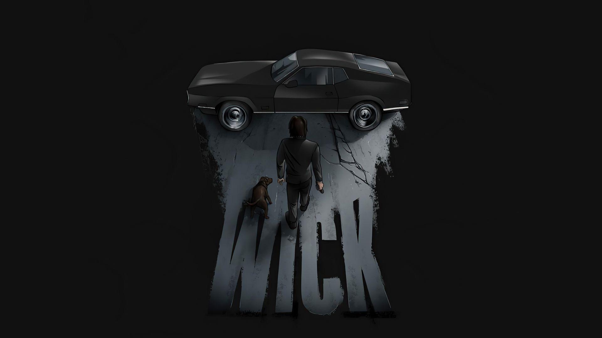 1920x1080 Desktop wallpaper john wick, movie, dark, fan art, HD image, picture, background, e0e16e