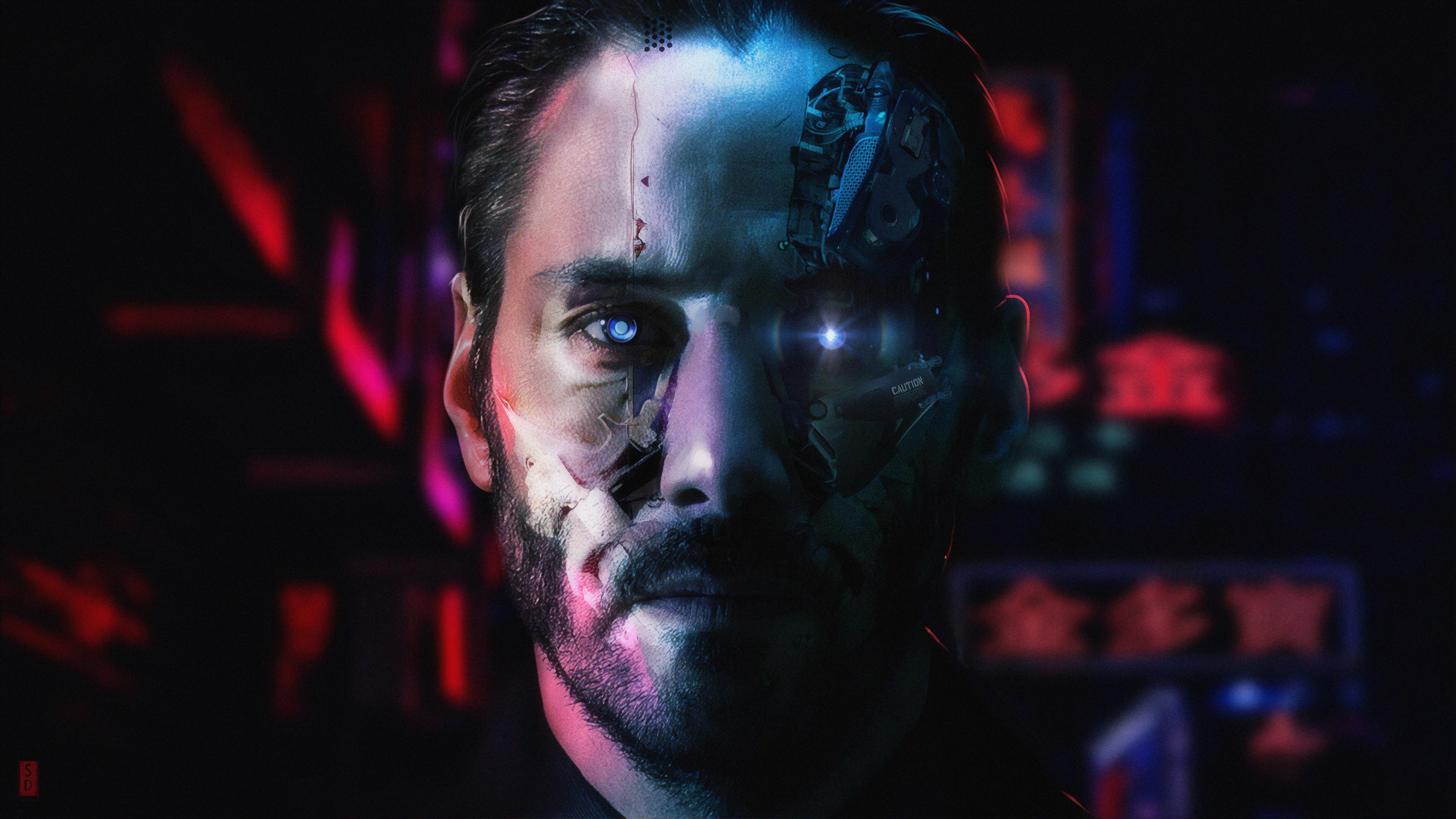 3840x2160 John Wick Cyberpunk Wallpaper