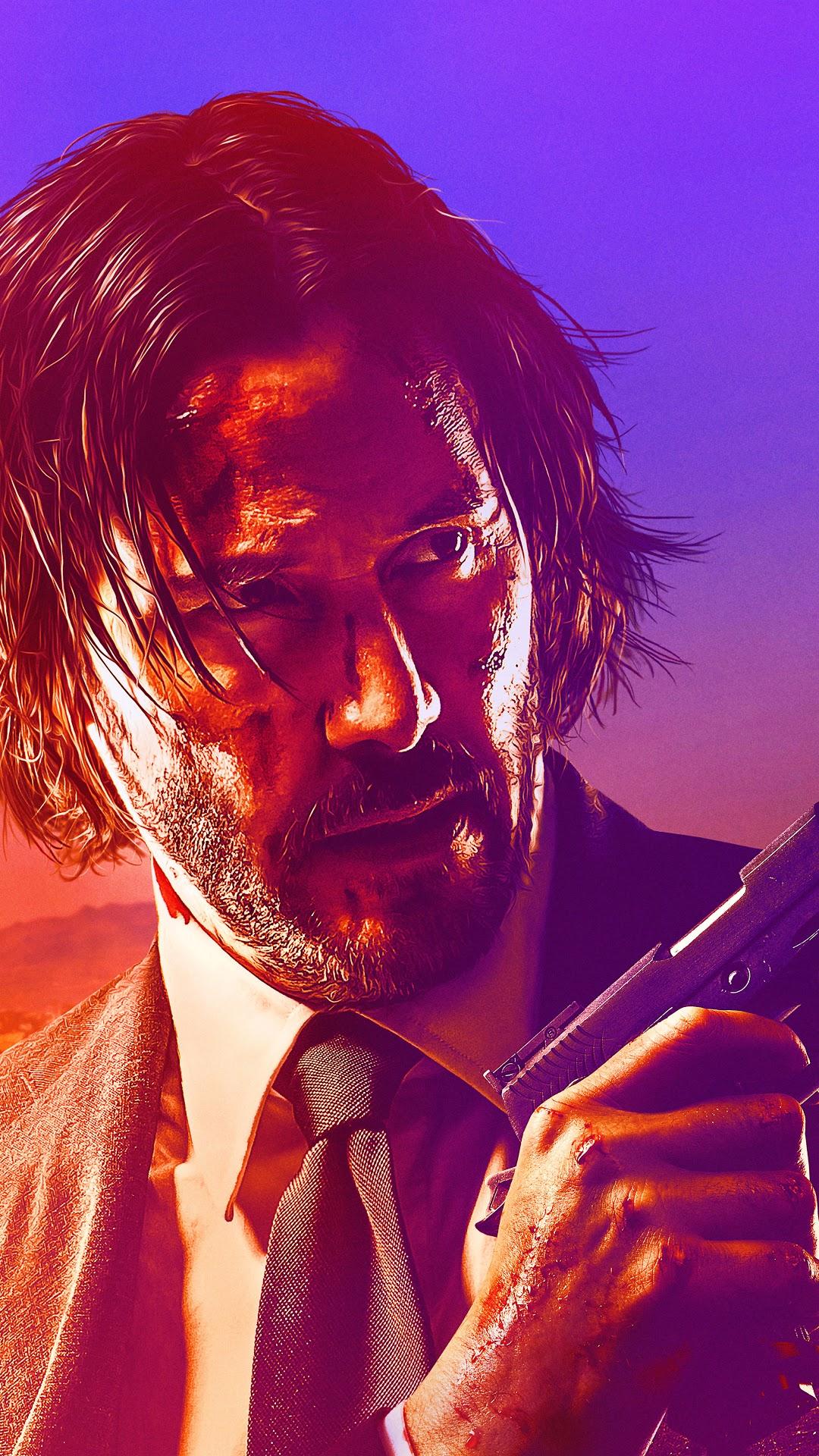 1080x1920 John Wick Gun, Keanu Reeves, 8K phone HD Wallpaper, Image, Background, Photo and Picture. Mocah HD Wallpaper
