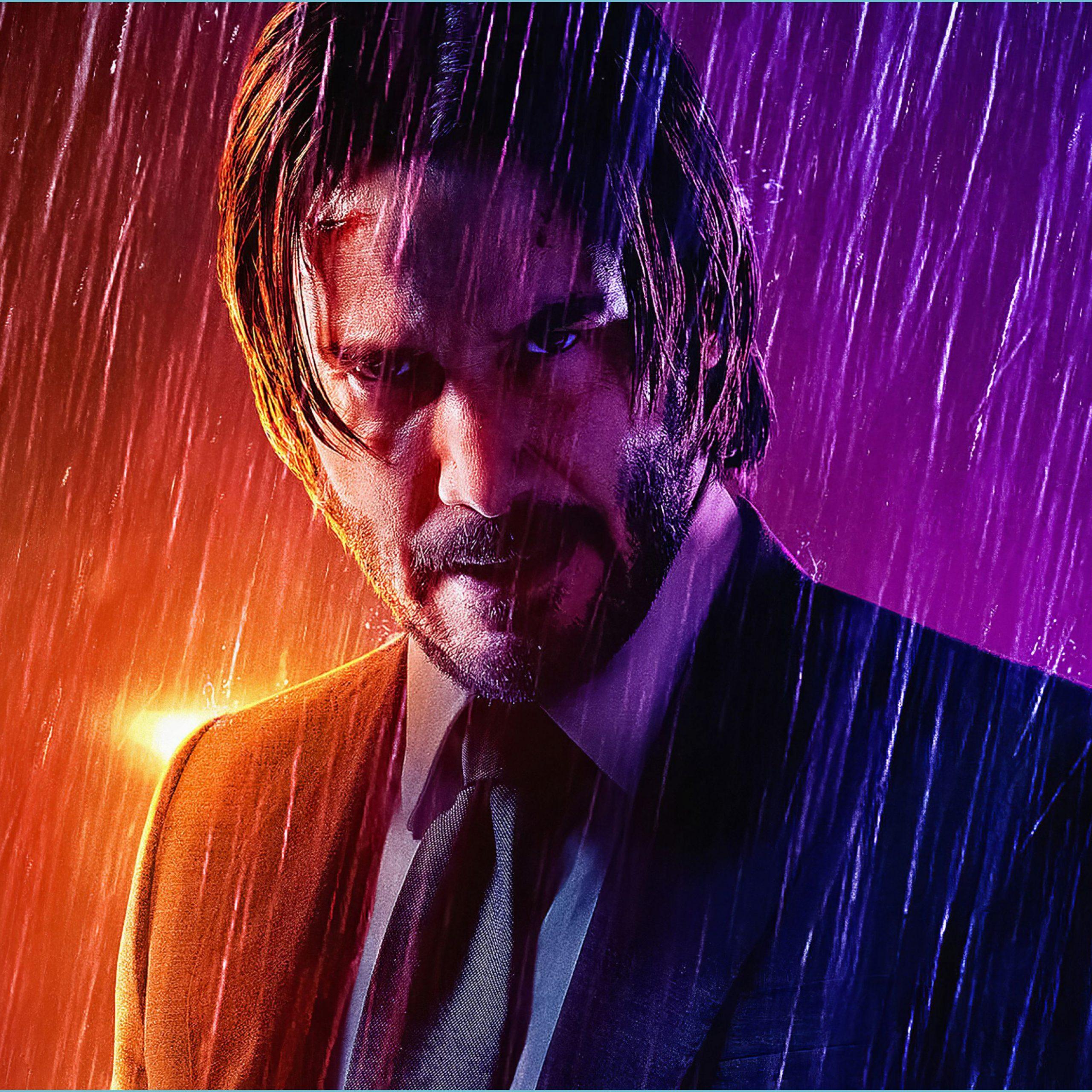 2560x2560 Wallpaper 12k John Wick In Rain John Wick In Rain 12k Wallpaper Wick Wallpaper 4k