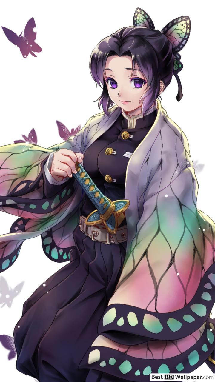 720x1280 Shinobu Kochou Wallpaper HD