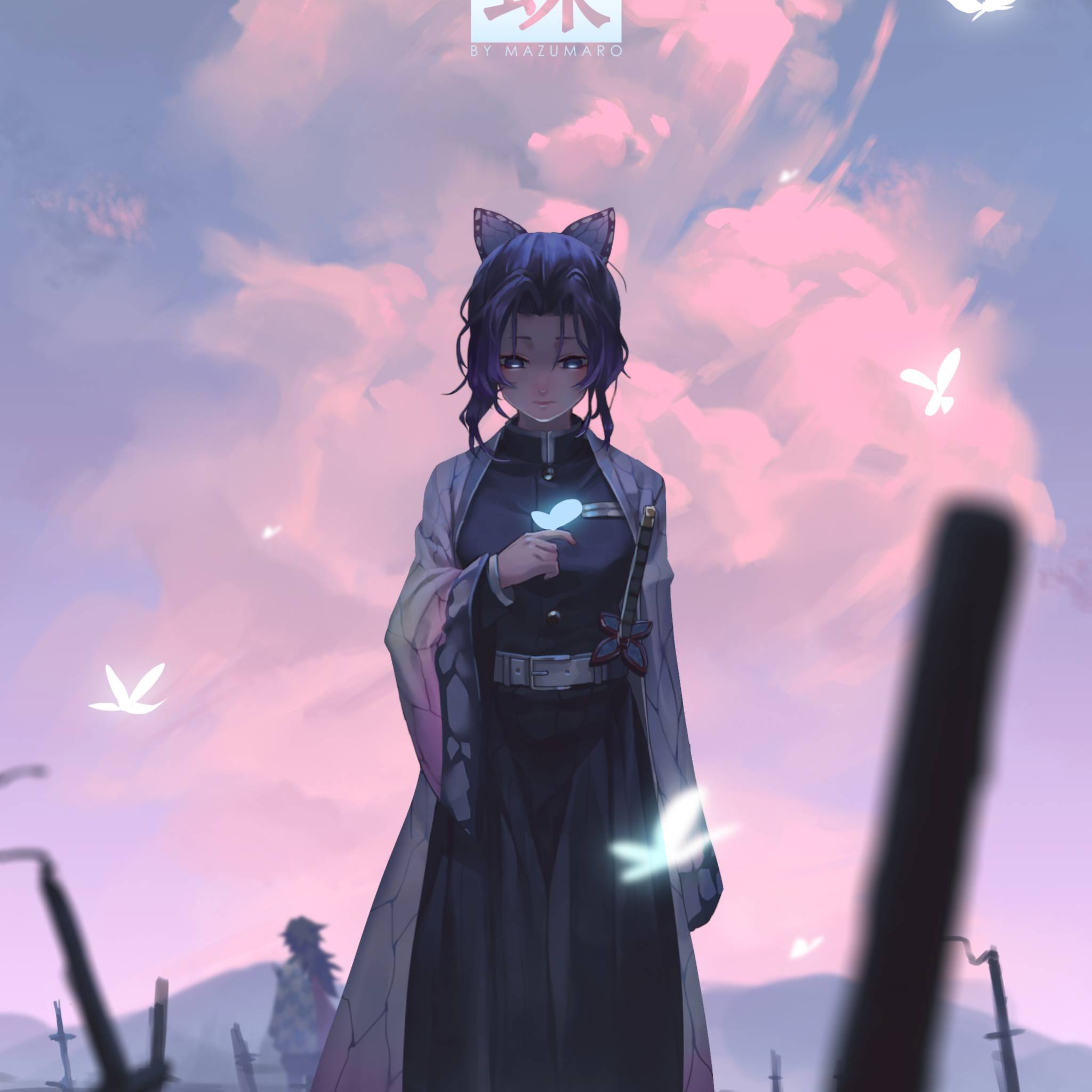 2048x2048 Shinobu Kimetsu no Yaiba iPad Air Wallpaper, HD Anime 4K Wallpaper, Image, Photo and Background