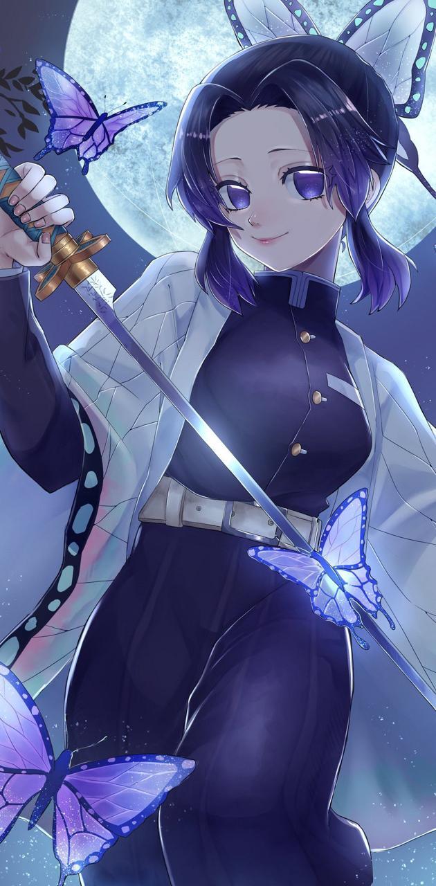 630x1280 Shinobu Kocho wallpaper