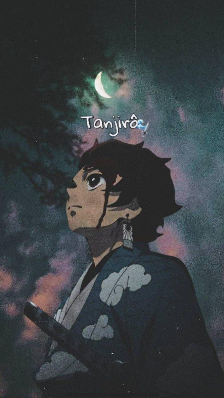 715x1271 Tanjiro Kamado Wallpaper