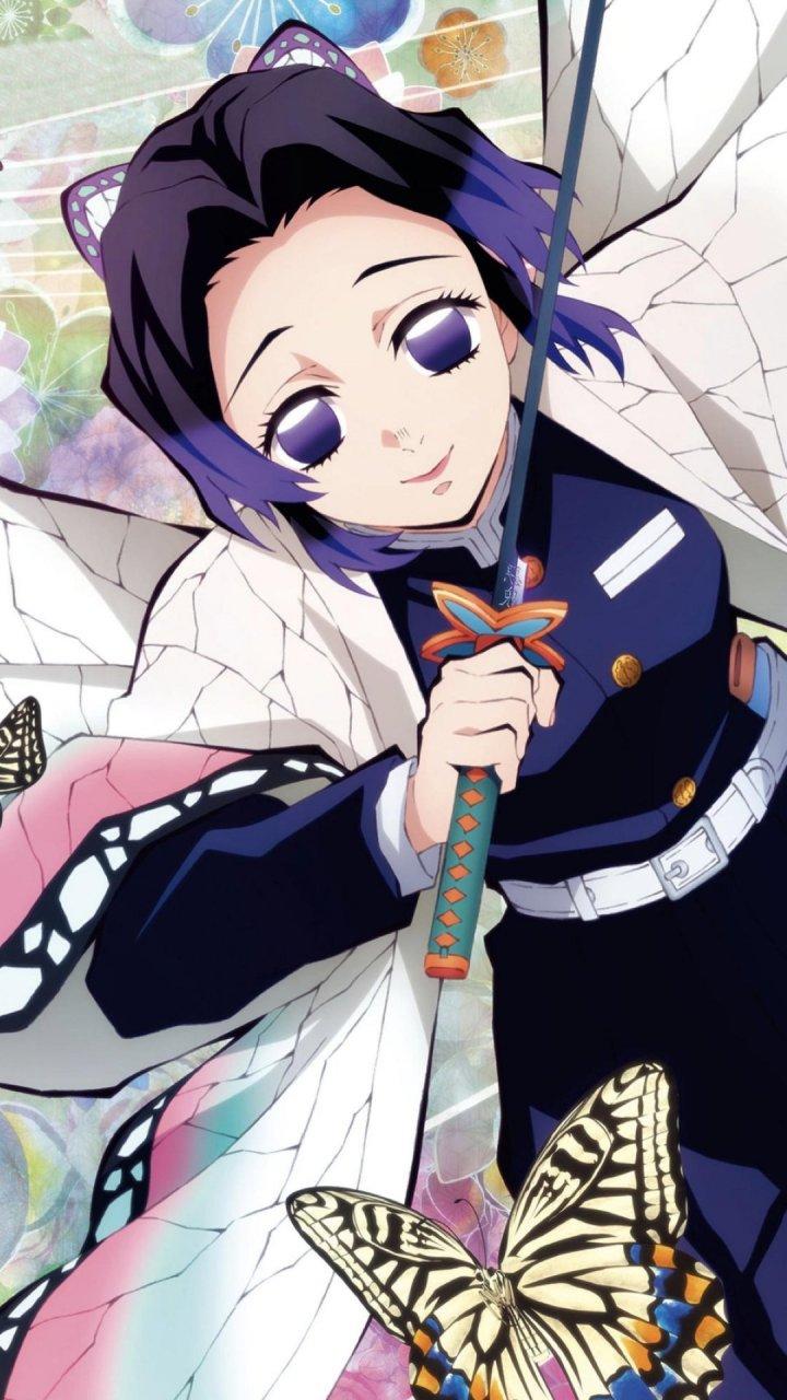 720x1280 Shinobu Kochou 720x1280 anime phone wallpaper