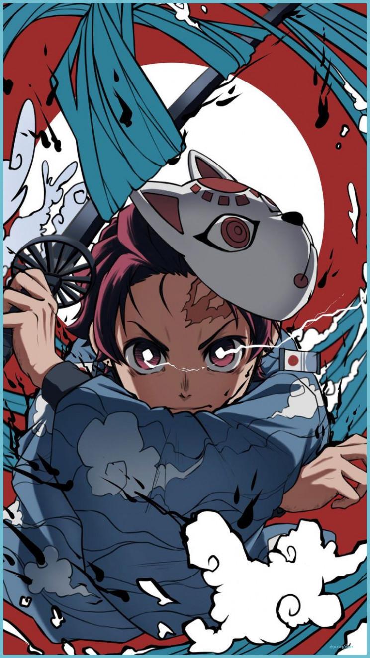 744x1324 Best Demon Slayer Tanjiro Kamado HD Wallpaper 8 Slayer Anime