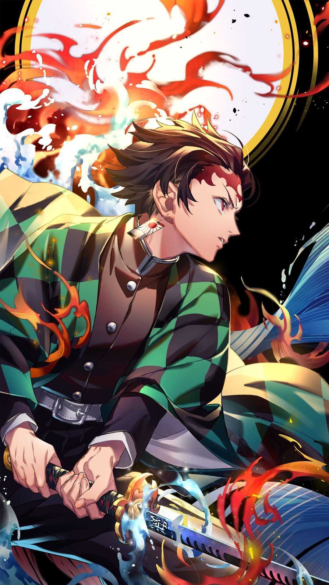 1080x1920 Tanjiro Wallpaper